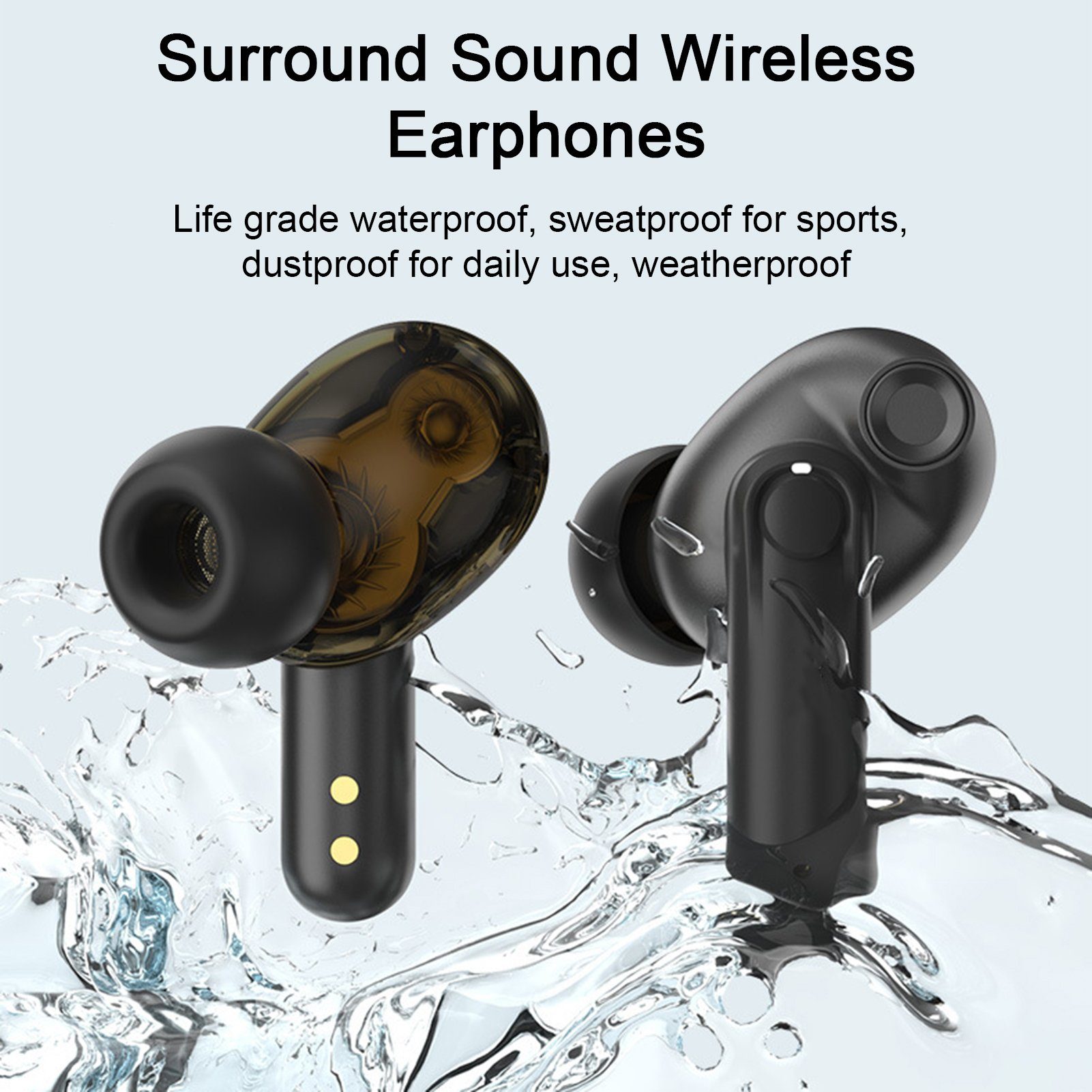 HiFi-Kopfhörer Kopfhörer Sound 5.2 Ear, (Bluetooth) von HiFi Rutaqian Weiß Adaptive Bluetooth In