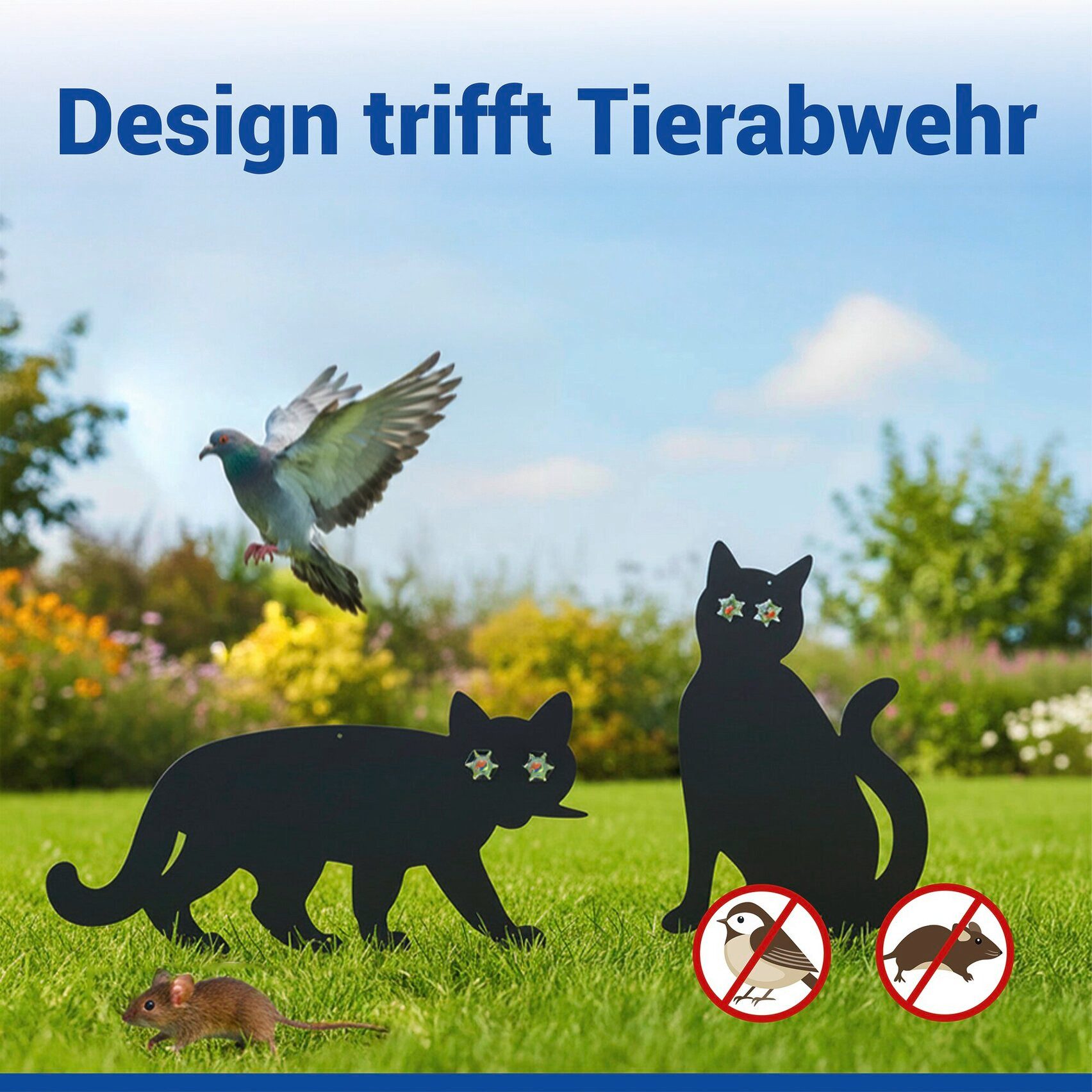 WENKO Tierabwehr-Attrappe, (Set, 2-St)