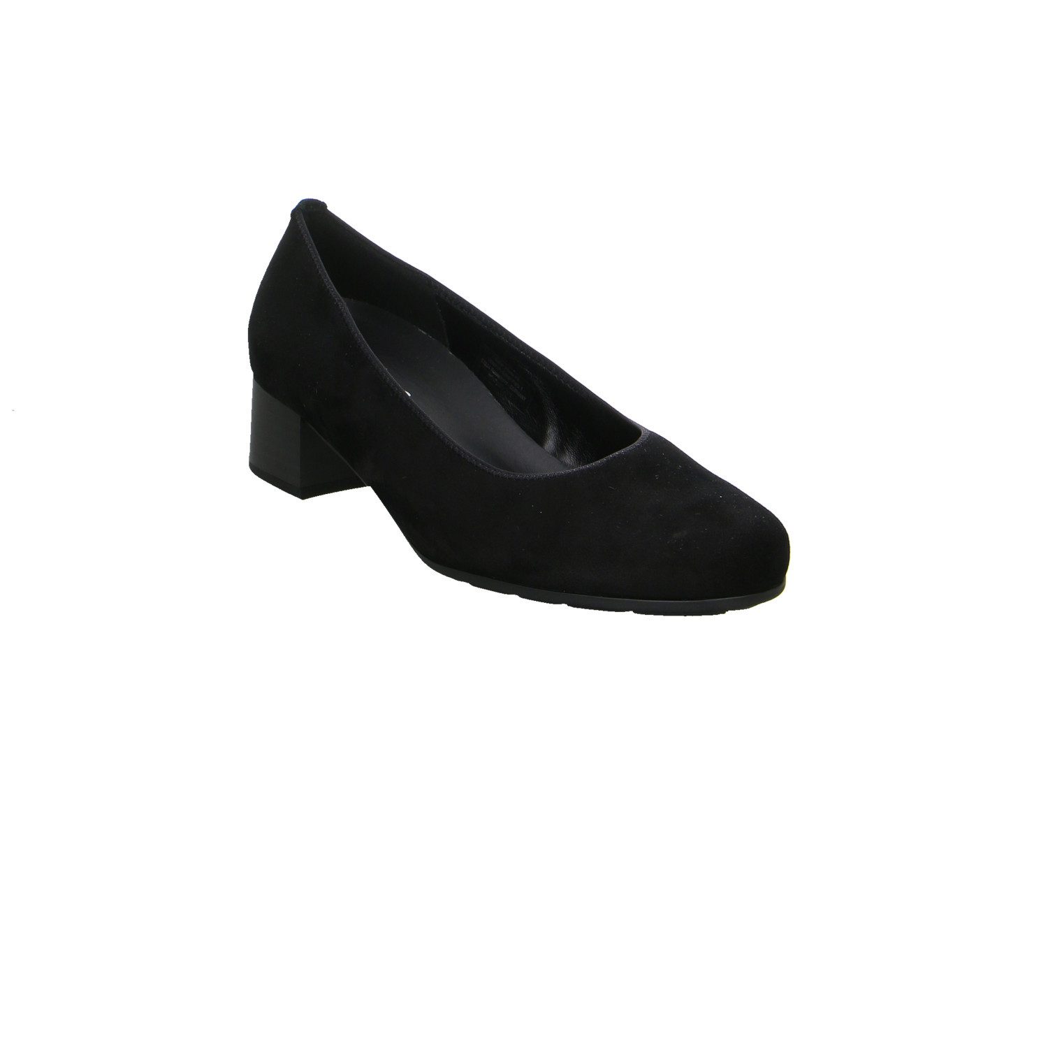Gabor Comfort Gabor Fashion Velour Pumps mittlerer Absatz schwarz Pumps