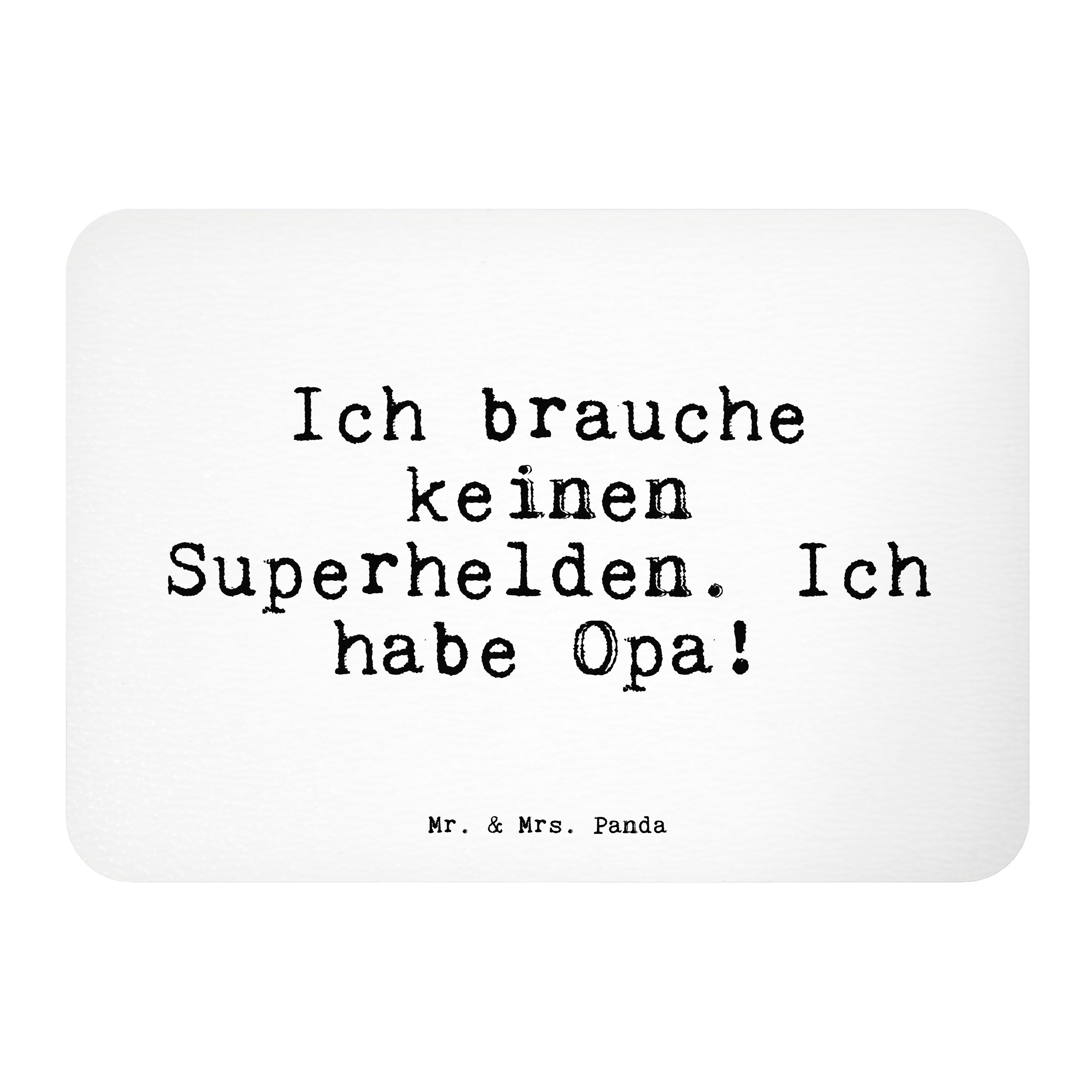 Mr. & Mrs. Panda »Ich brauche keinen Superhelden.... Weiß