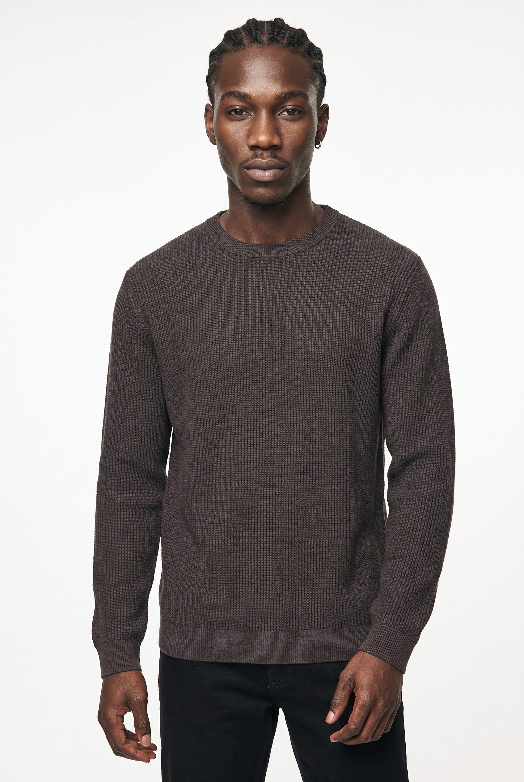 Jack & Jones Rundhalspullover JPRBLACONNOR KNIT CREW NECK Baumwolle, regular fit