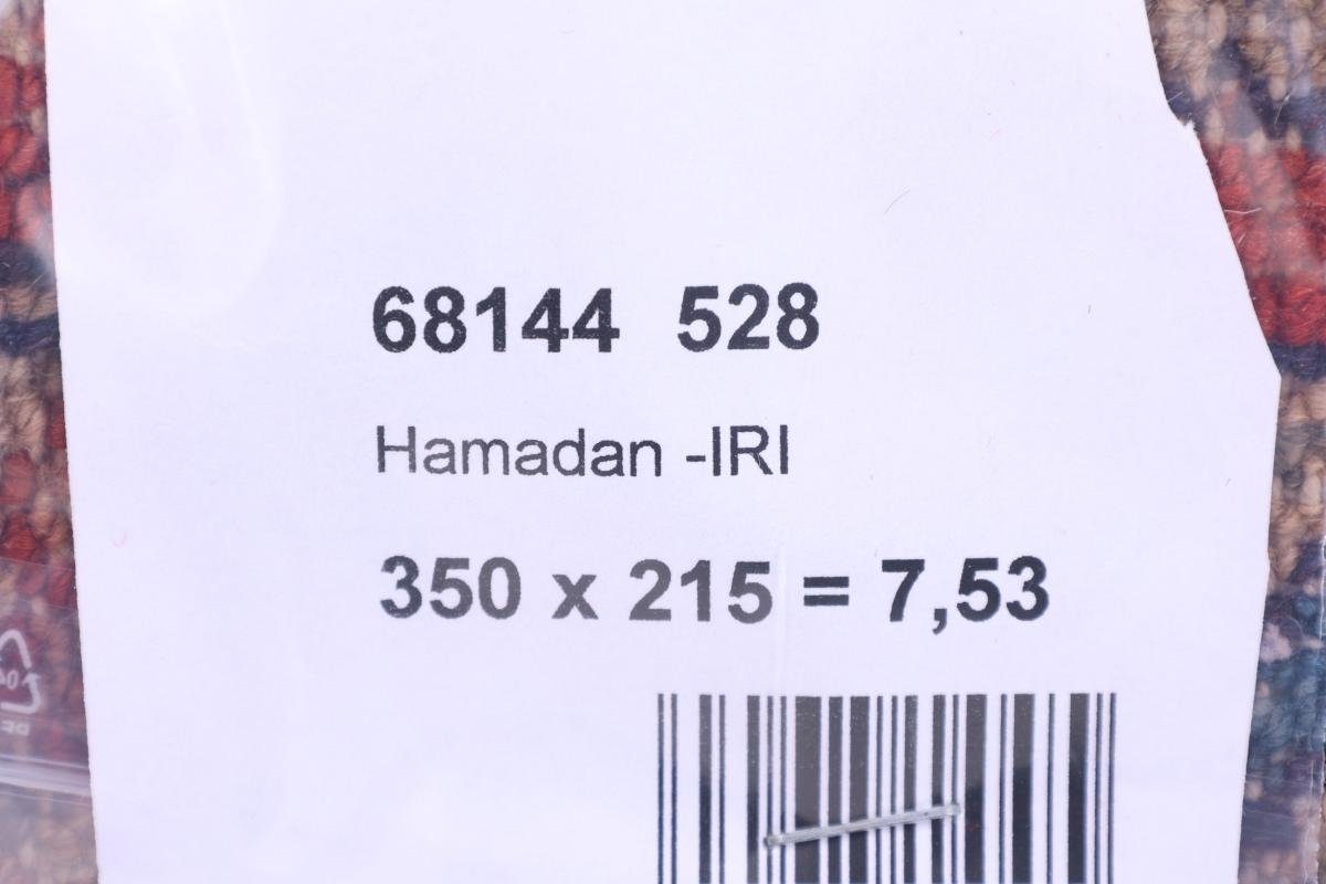 Orientteppich Trading, 216x349 mm Orientteppich Sherkat Hamadan / 8 Nain Perserteppich, rechteckig, Höhe: Handgeknüpfter