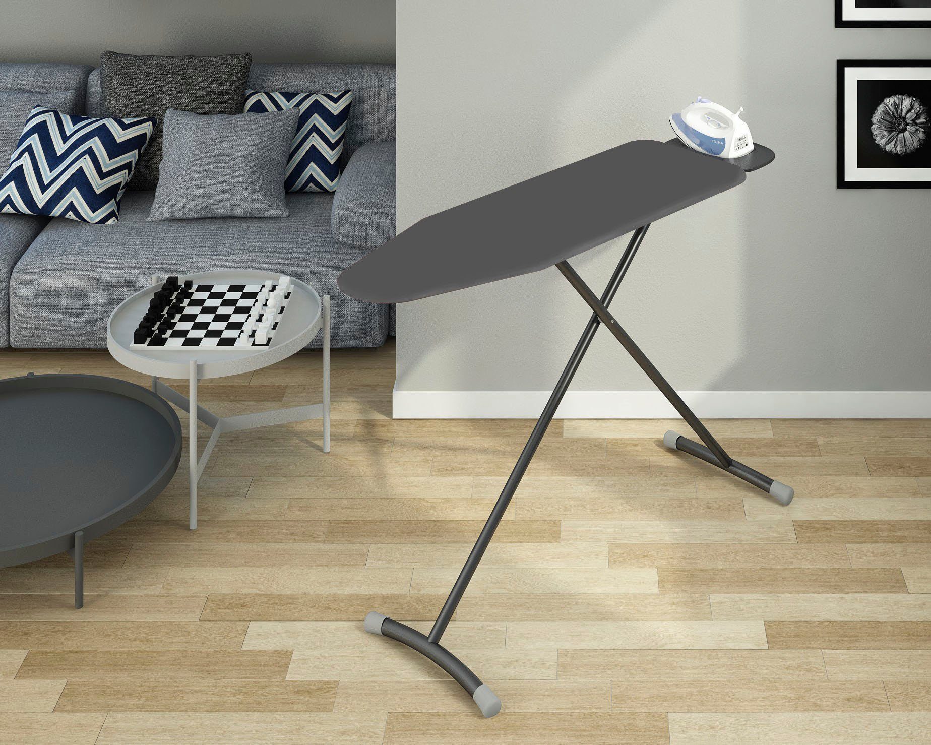 Bischof Colombo Bügelbrett Amboss, Bügelfläche 40x120 cm, Standbeine 35 mm Ø, Made in Italy