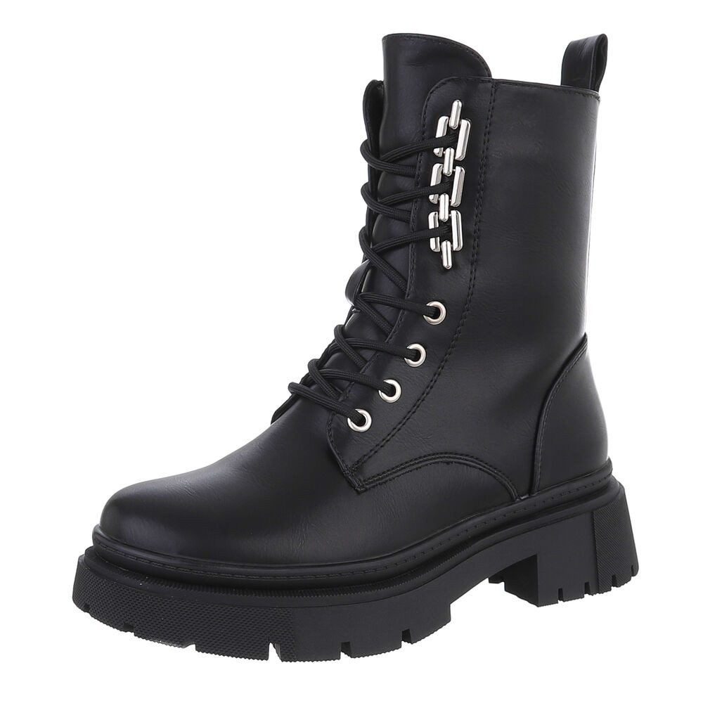 Ital-Design Damen Schnürschuhe Freizeit Schnürstiefelette (87451871) günstig online kaufen
