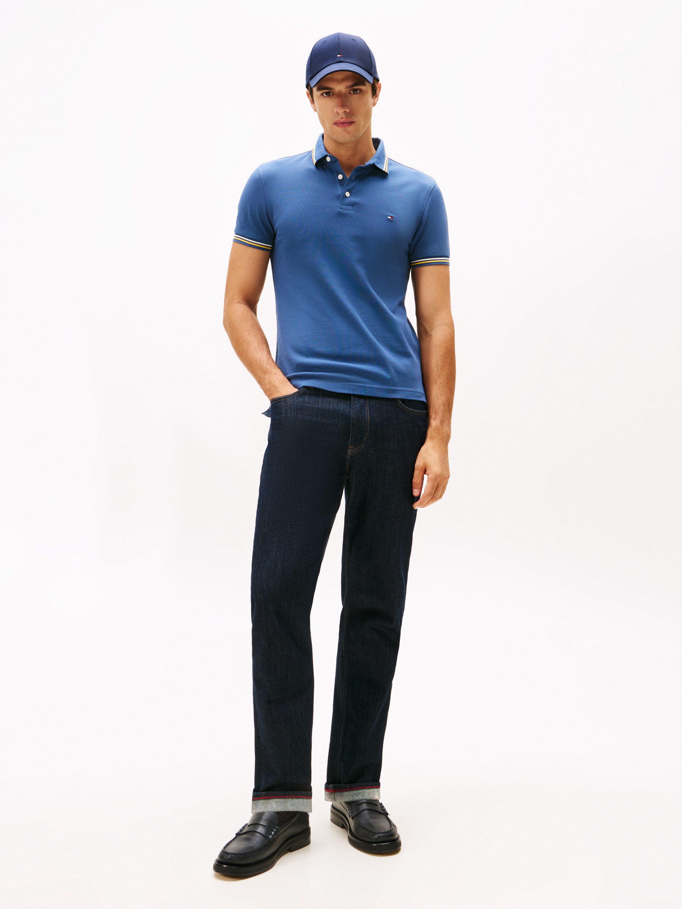 Tommy Hilfiger Poloshirt TOMMY TIPPED SLIM POLO