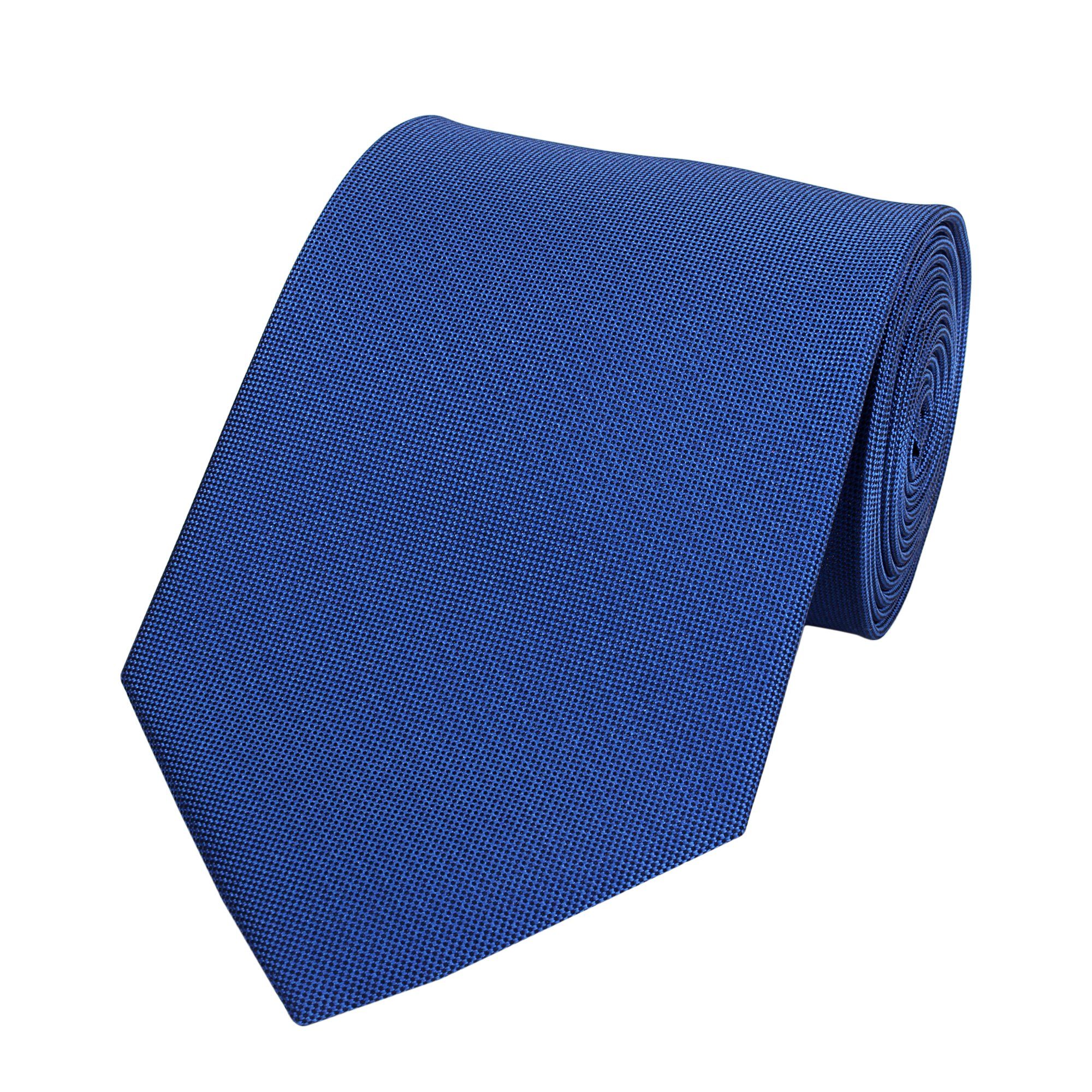 8cm Männer Kariert) in Krawatte Schlips Blue/Black Blaue Chroma Box, Breit verschiedene - Krawatte Blautöne Herren (8cm), (ohne Fabio Farini