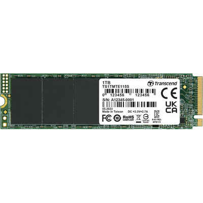 Transcend MTE115S 1 TB SSD-Festplatte (1 TB) Steckkarte"