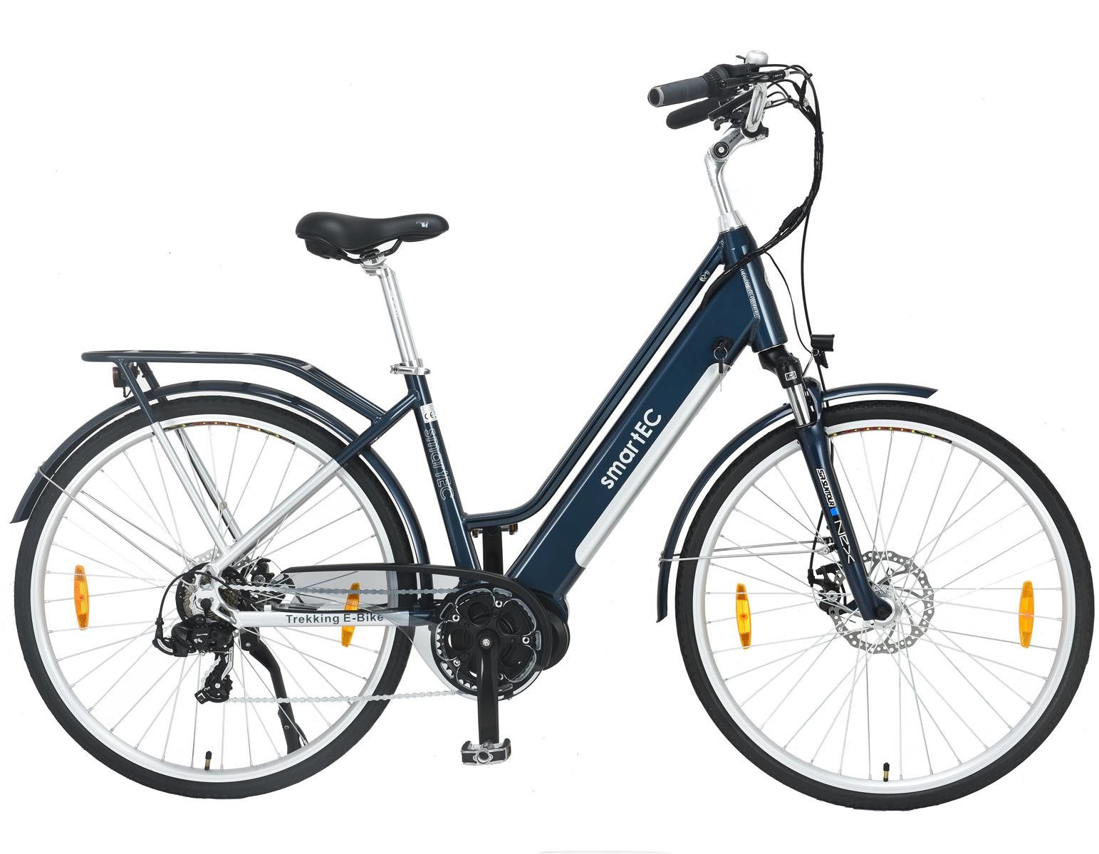 E-Bike Trekkingrad smartEC TrekX-28MD Trekking Pedelec/E-Bike Mittelmotor 28 Zoll