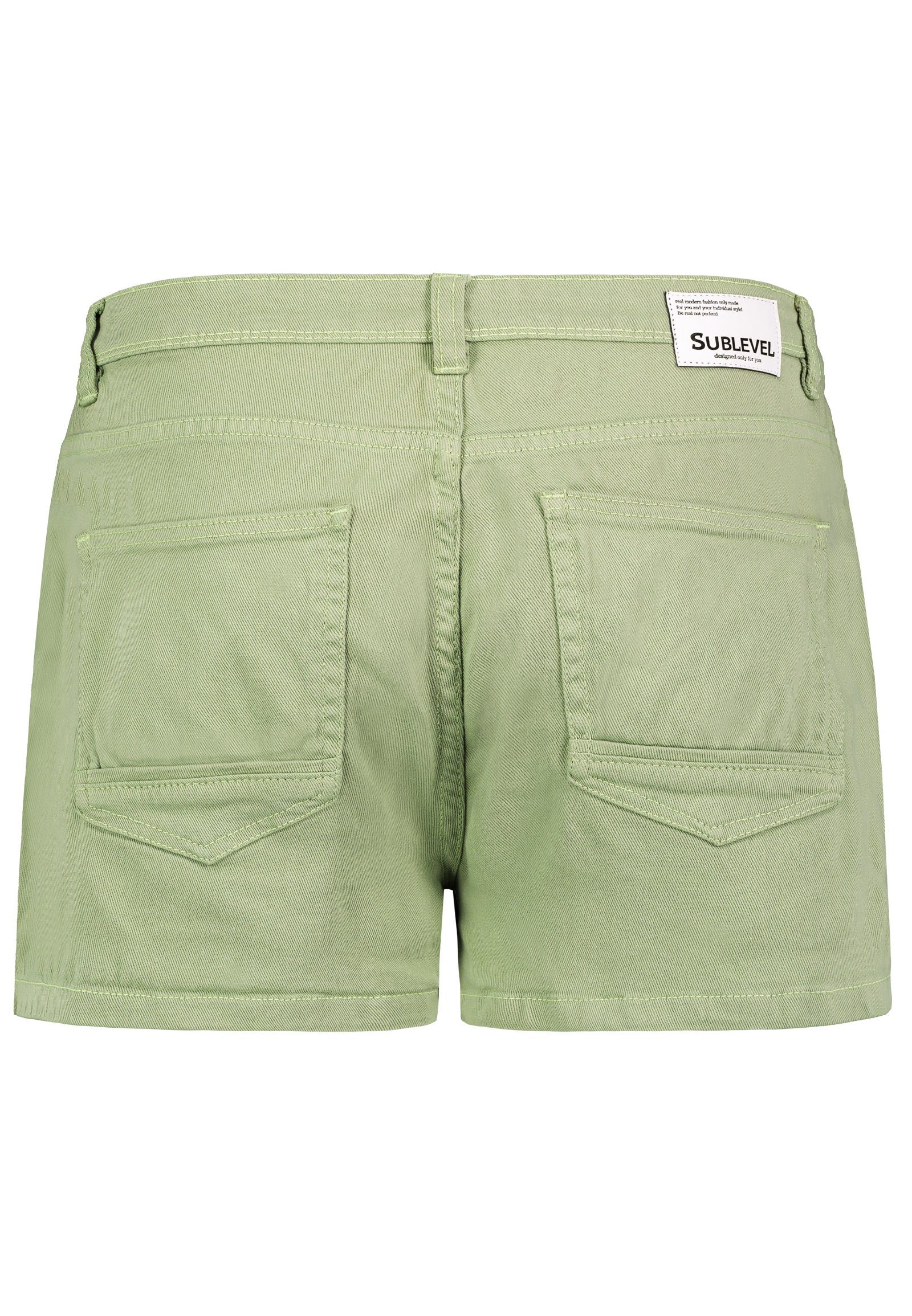 SUBLEVEL Bermudas Damen Jeans Shorts Bermuda Kurze Hose Short Denim Stretch Hotpants