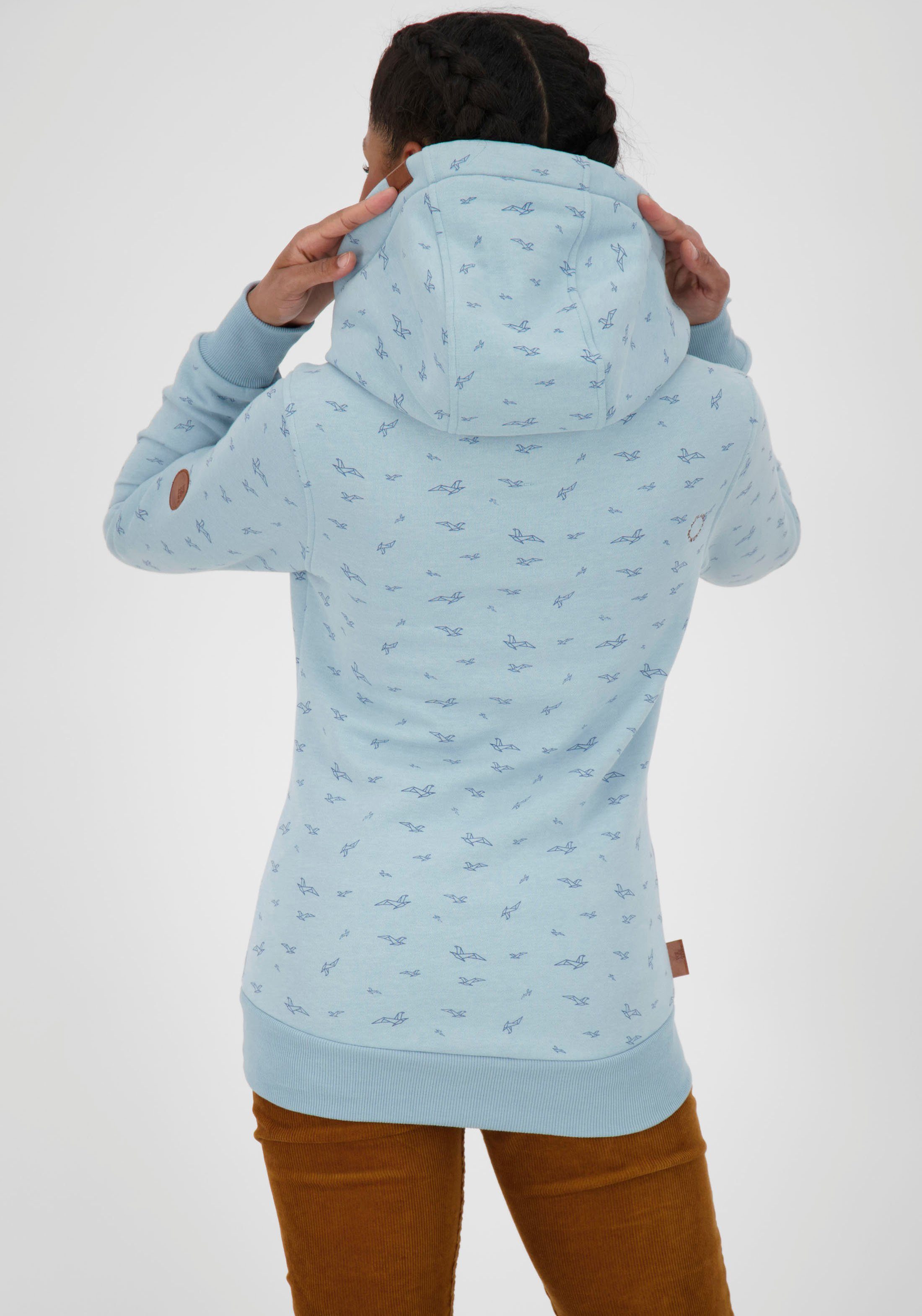 Damen Pullover Alife & Kickin Sweatshirt SarinaAK modischer Hoodie mit Alloverprint