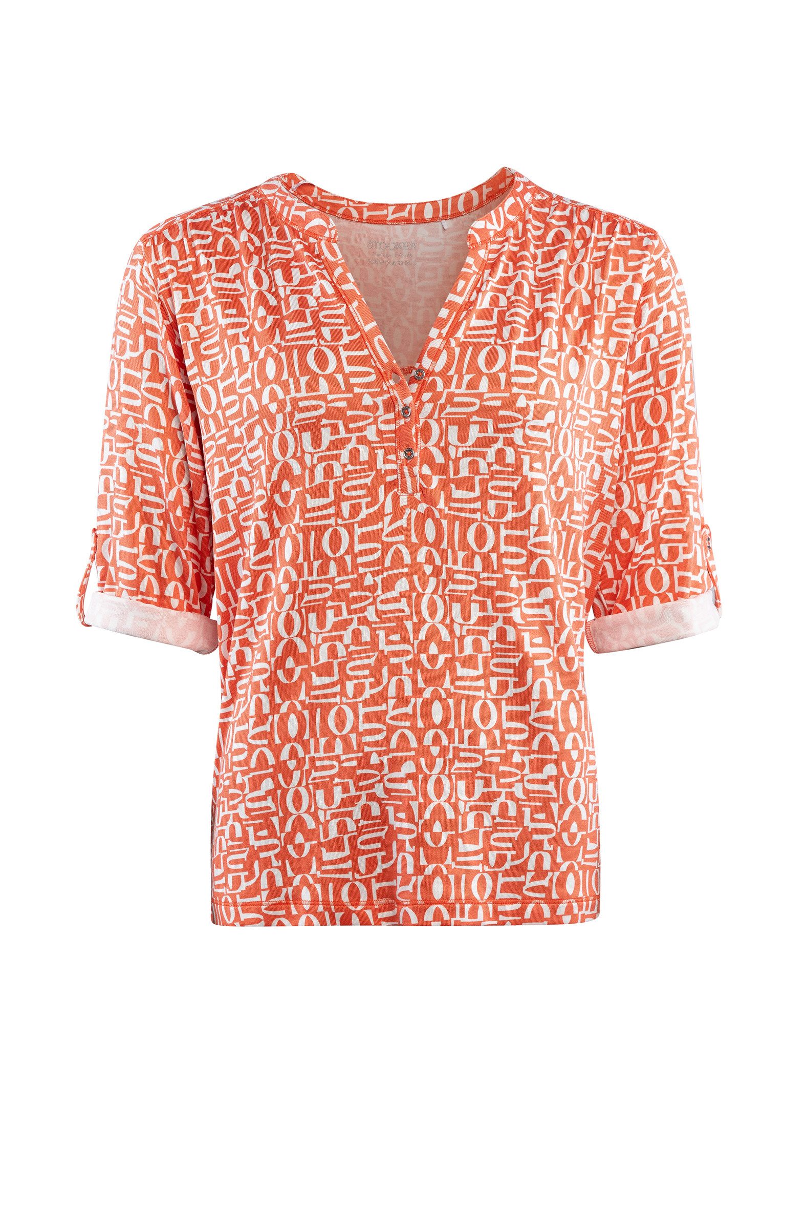 3/4-Arm-Shirt MARIE Print Shirt Bluse 3/4-Arm
