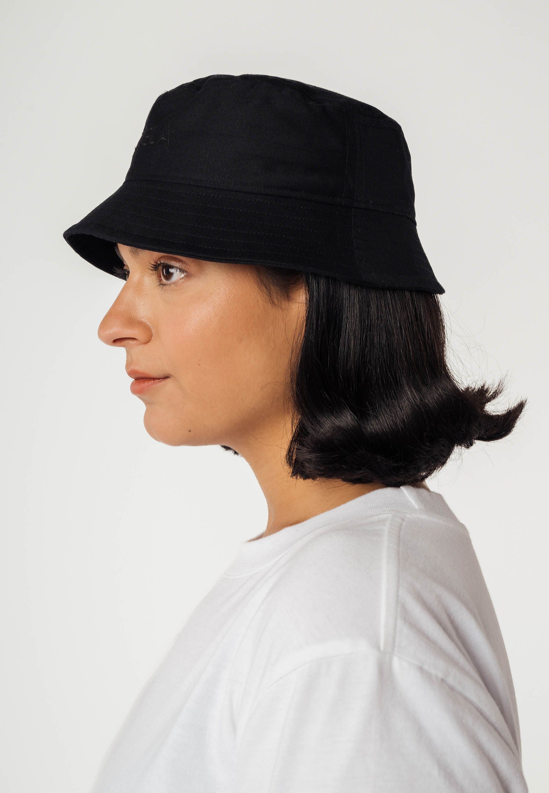 MELA Schirmmütze Bucket Hat Style AFTAB Gesteppte Krempe
