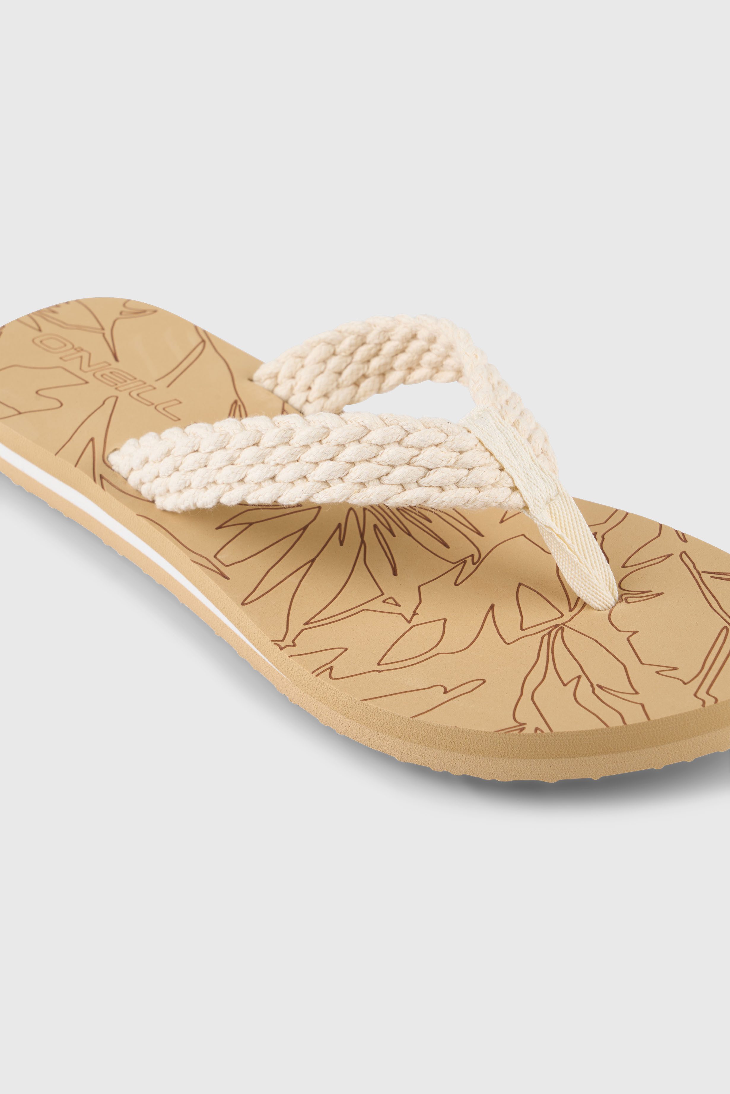 O'Neill O'NEILL FLORAL SANDALS Zehentrenner Sommerschuh, Sandale, Schlappen, mit Gummilaufsohle