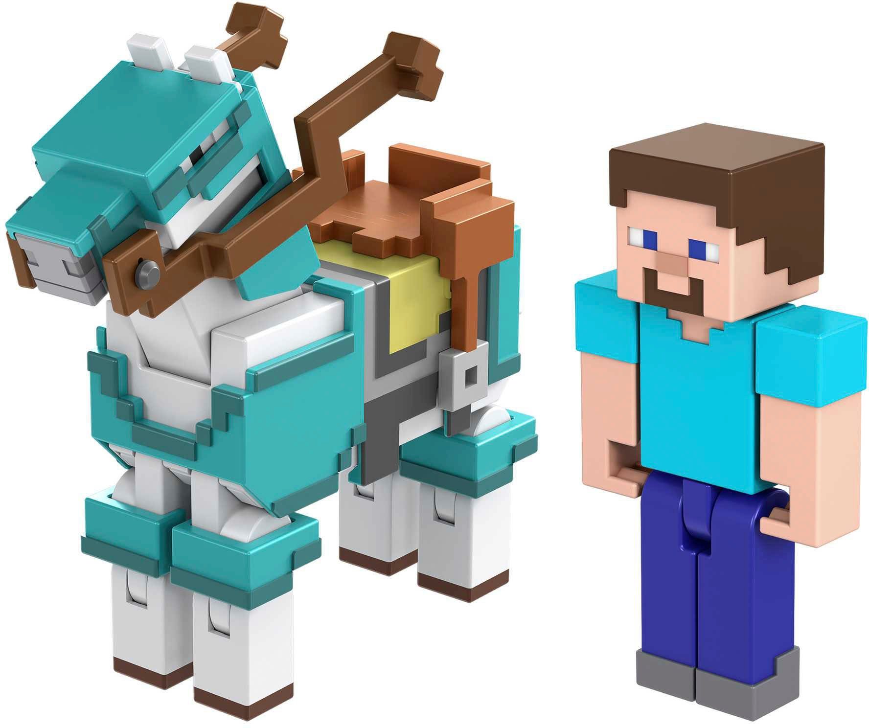 Mattel® and Minecraft, Steve Armored Horse Spielfigur