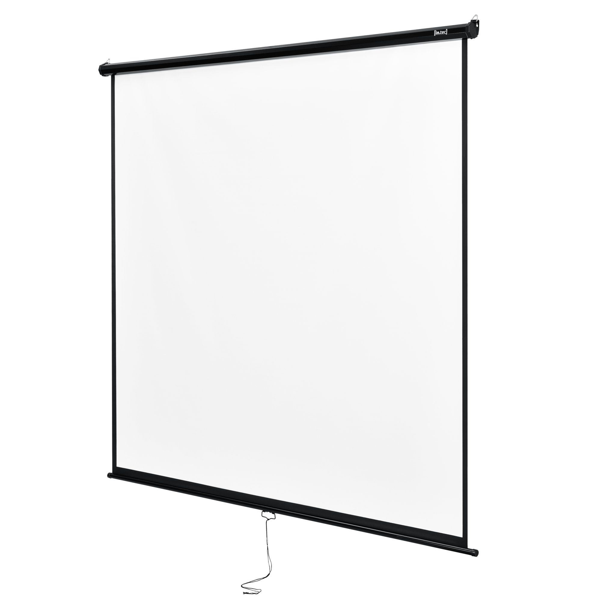 in.tec Rolloleinwand (Projektionsleinwand 4K 3D, Bildschirmdiagonale 113 Zoll / 287cm)