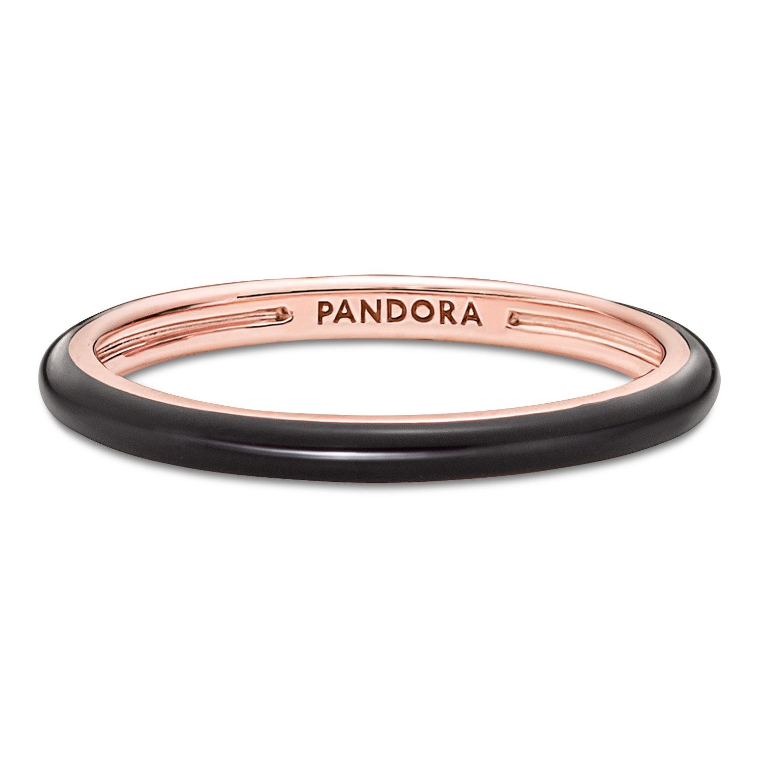 Pandora Fingerring ME Schwarz Roségoldfarben günstig online kaufen