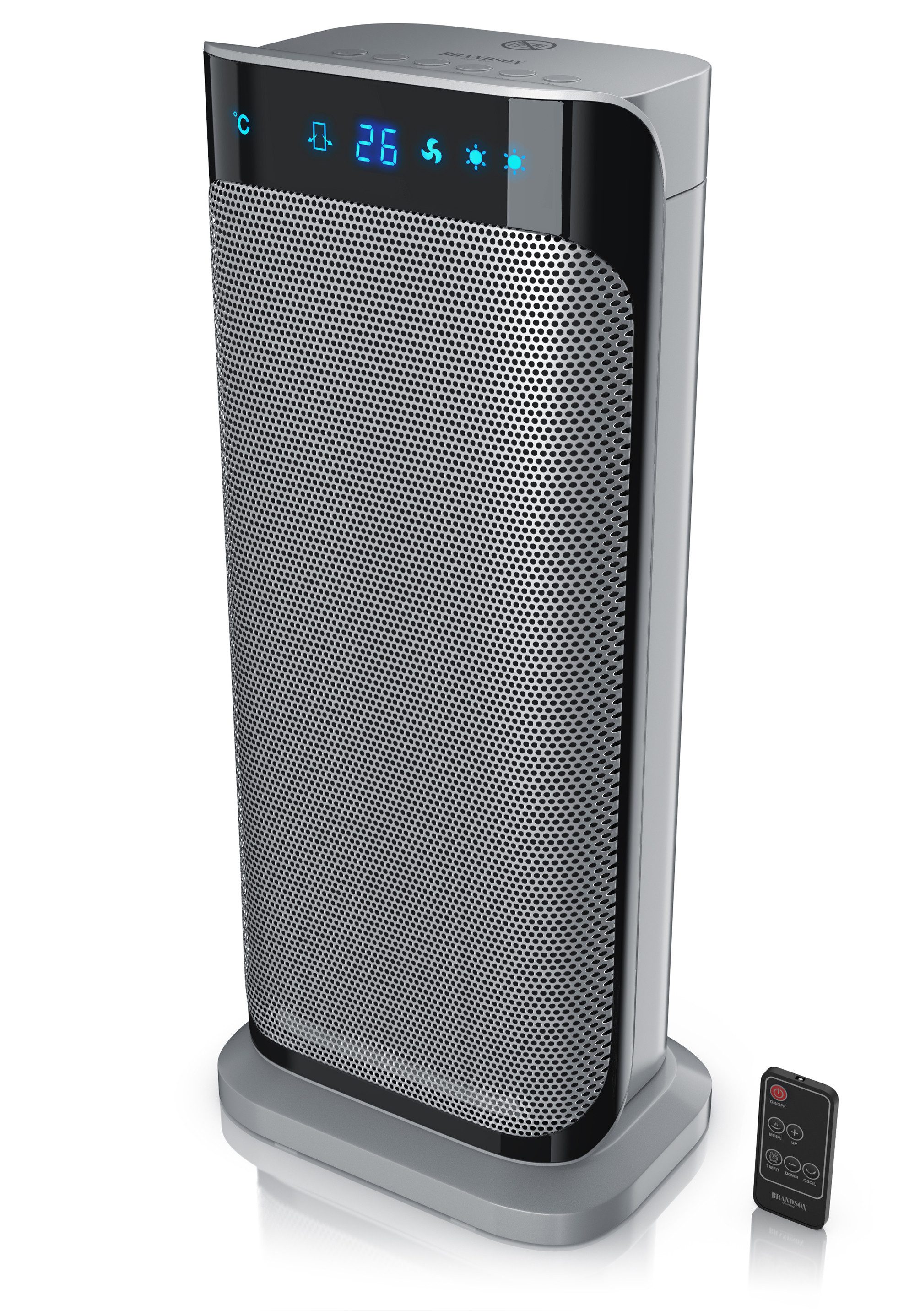 Brandson Heizlüfter Keramik, Fernbedienung, energiesparend, leise, Oszillat günstig online kaufen