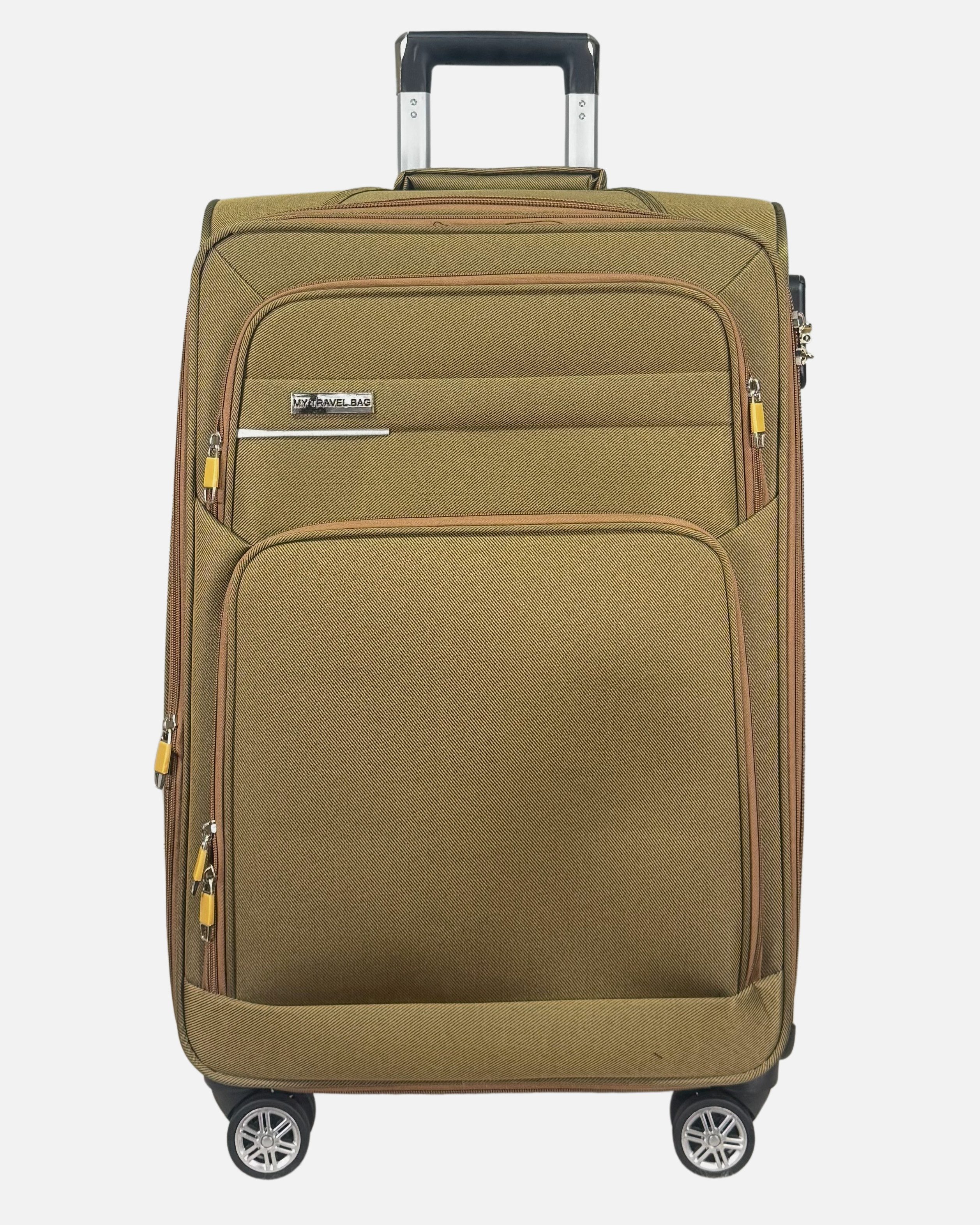 MTB Kofferset Reisekoffer Handgepäck Tasche Trolley Koffer Stoffkoffer 3er Set, (Spar-Set, 360 Grad Rollen), Dehnungsfuge, Extra leicht, Extrem Robust, Raumteiler