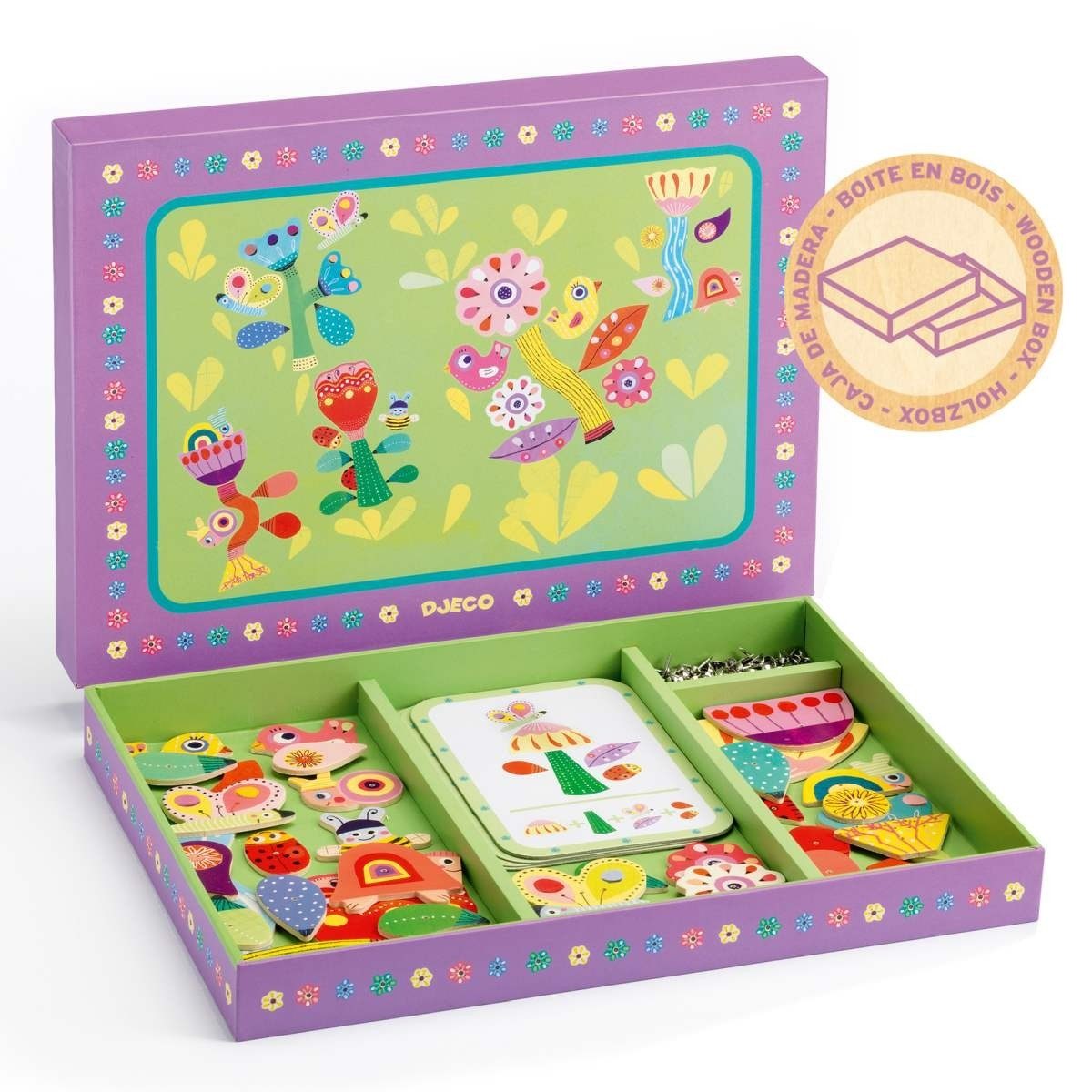 DJECO Spiel Hämmerchenspiel Tap Tap Garten für Kinder, Hämmerchenspiel Tap Tap Garten, Hämmerchenspiel