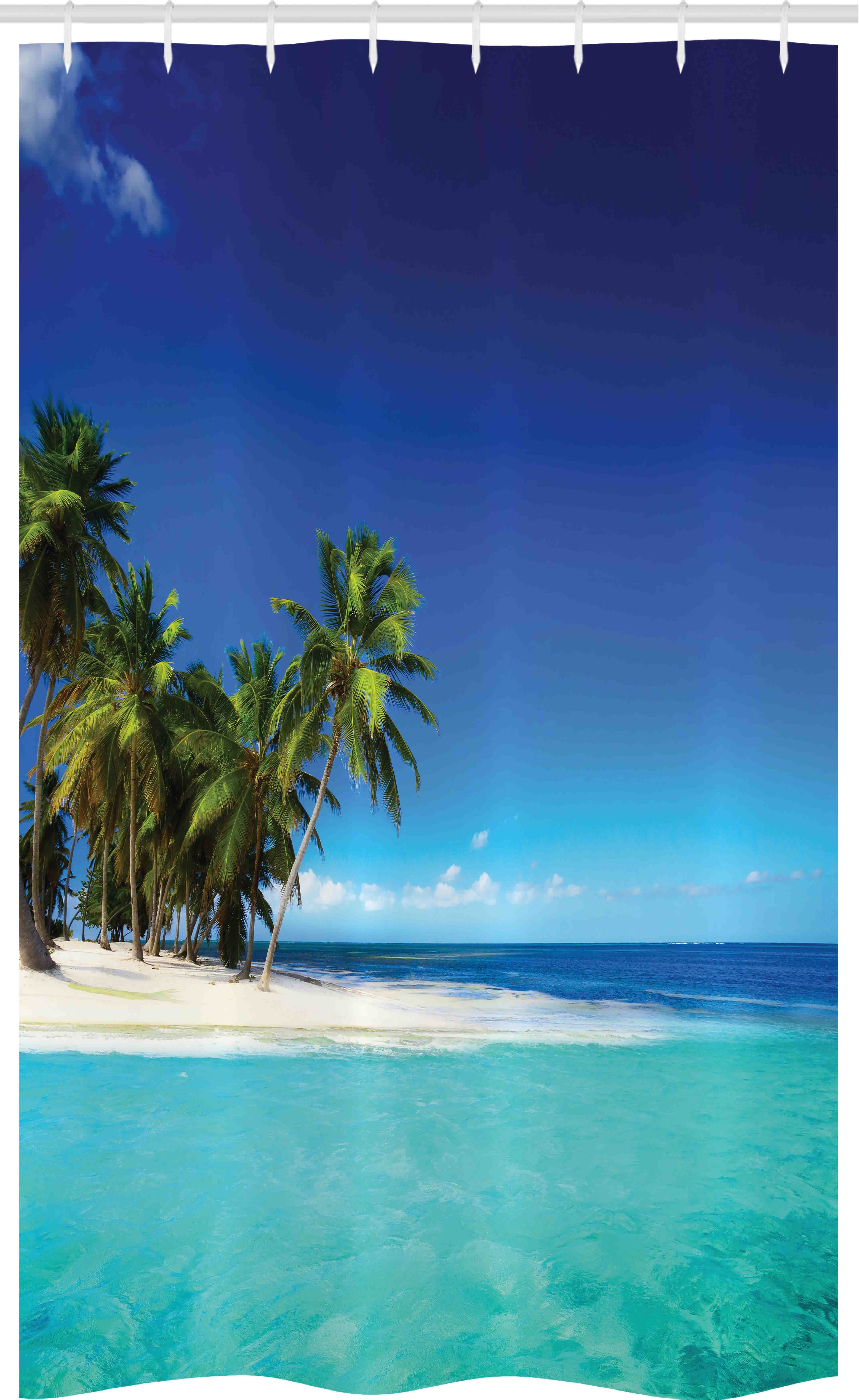 Abakuhaus Duschvorhang Badezimmer Deko Set aus Stoff mit Haken Breite 120 c günstig online kaufen