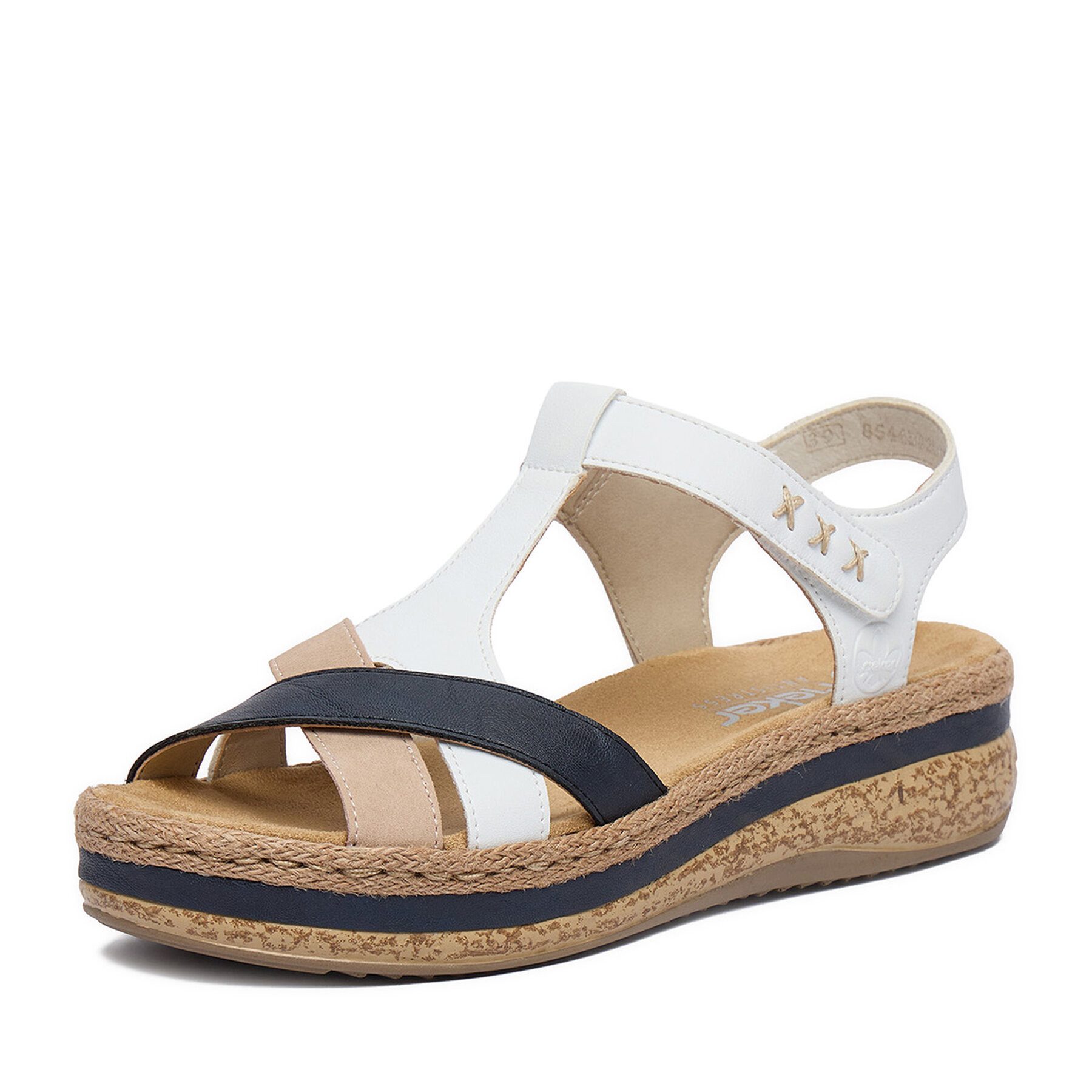 Rieker Rieker Damen-Sandalen Weiß V0919-81 Sandale