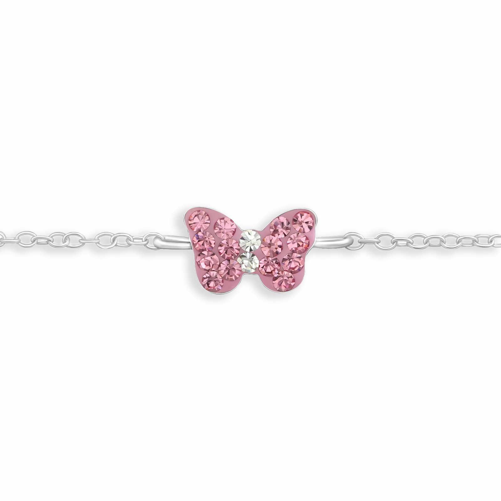 Schmetterling Monkimau Silberarmband Damen Armband Schmuck Silber (Packung)