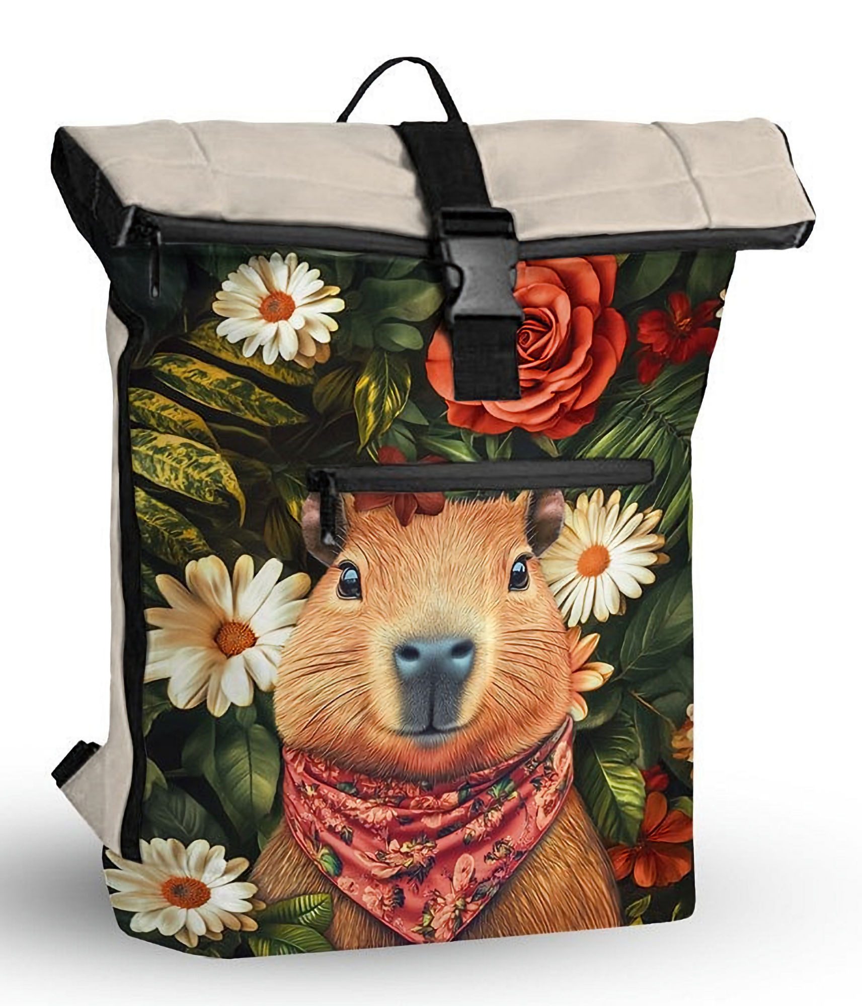 NEW REBELS Laptoprucksack Roll Up RollTop Kurier Rucksack Freizeitrucksack günstig online kaufen