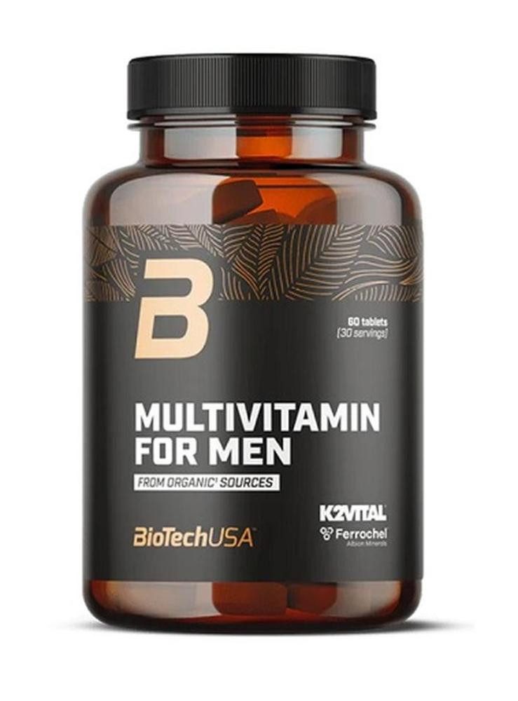 Biotech USA BioTech Multivitamin For Men from organic sources 60 Tabletten, 60 St.