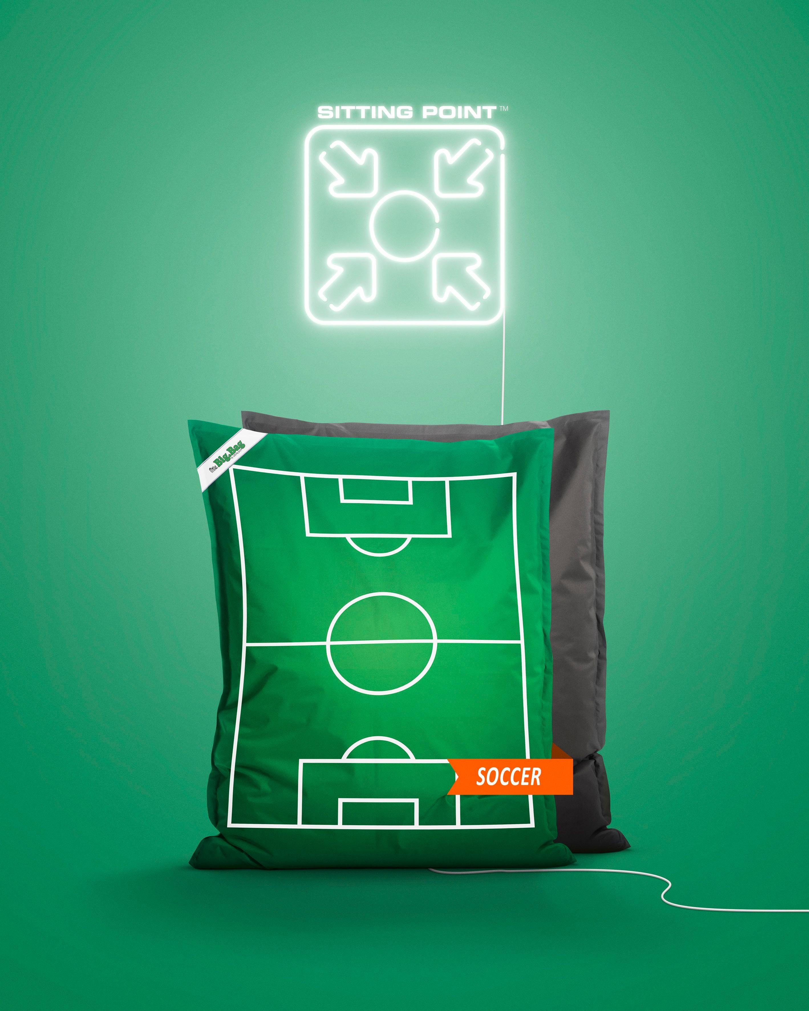 Sitting Point Sitzsack Little BigBag Soccer, Digitaldruck