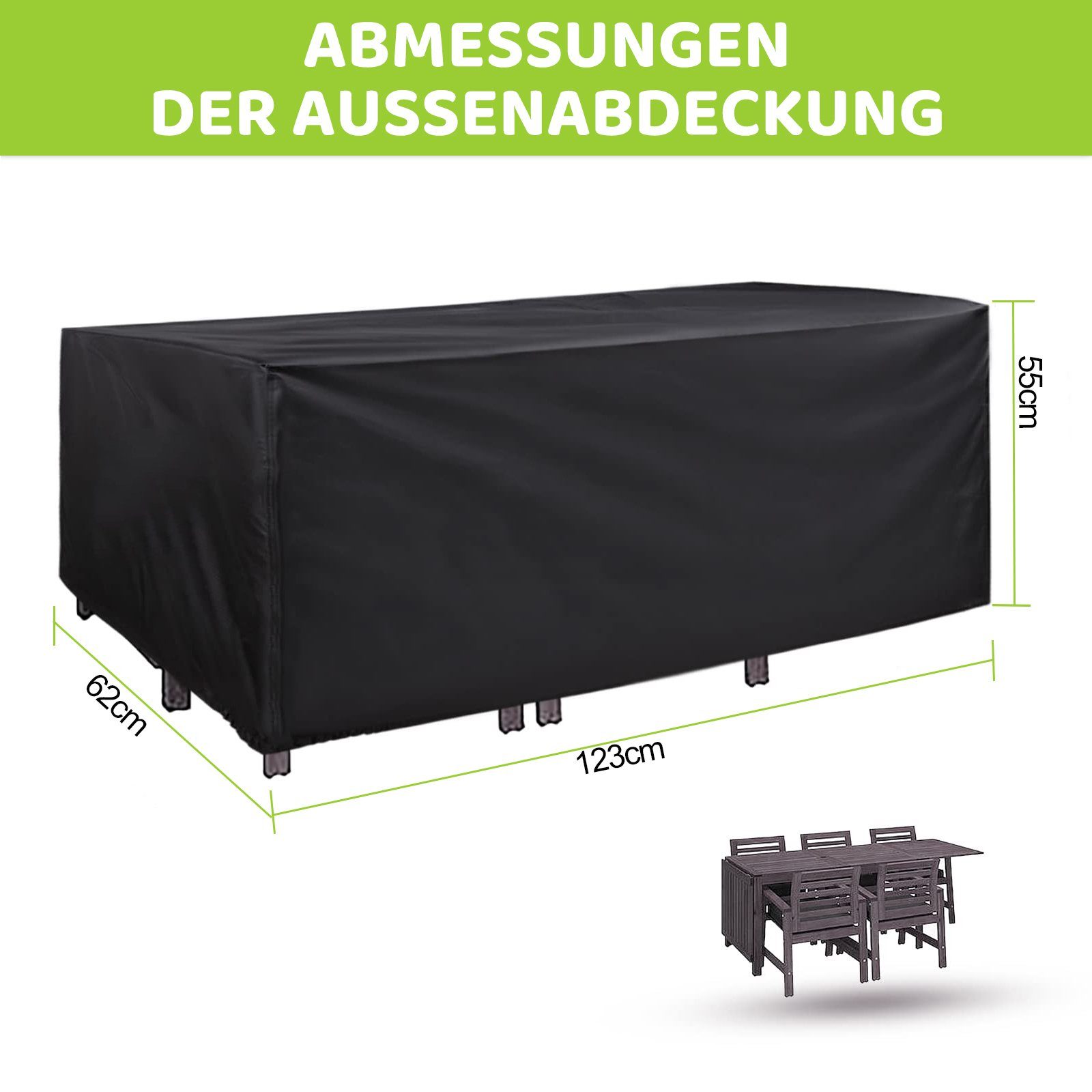 BTTO Gartenmöbel-Schutzhülle Gartenmöbel-Schutzhülle 210D Gartenmöbel Abdec günstig online kaufen
