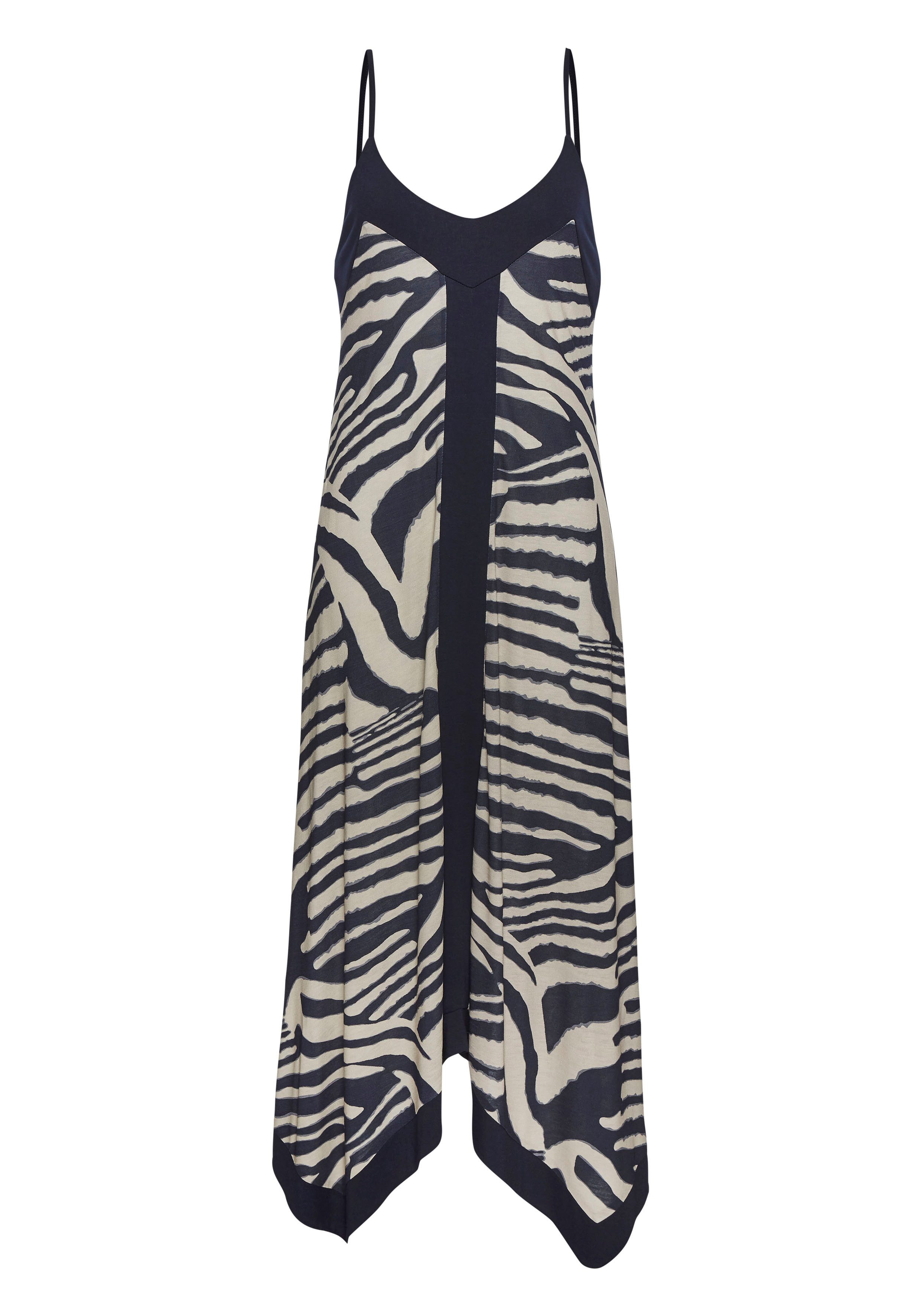LASCANA Maxikleid mit asymmetrischem Saum, Sommerkleid, günstig online kaufen