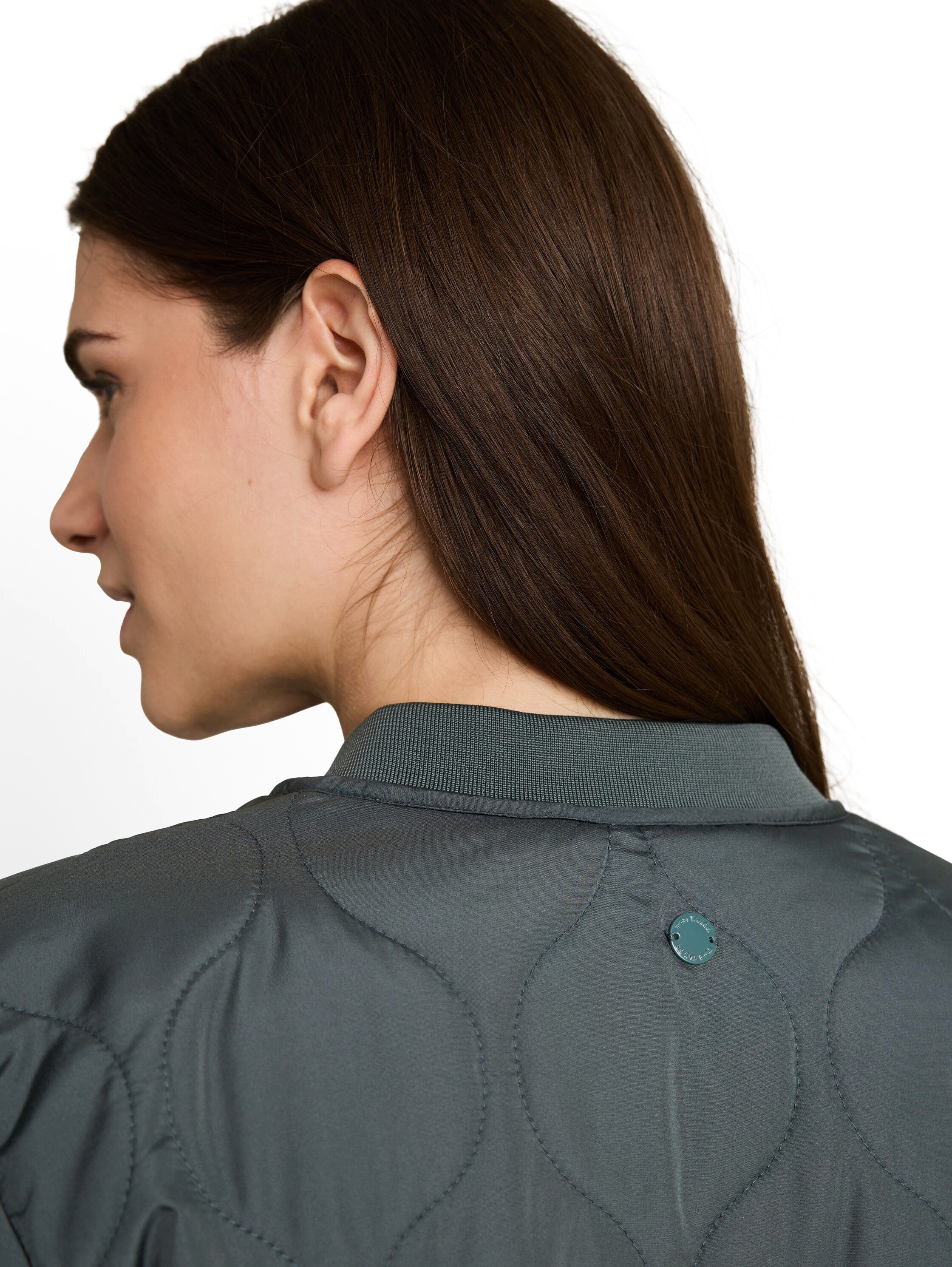 TOM TAILOR Steppjacke mit Blouson-Kragen und Reißverschluss