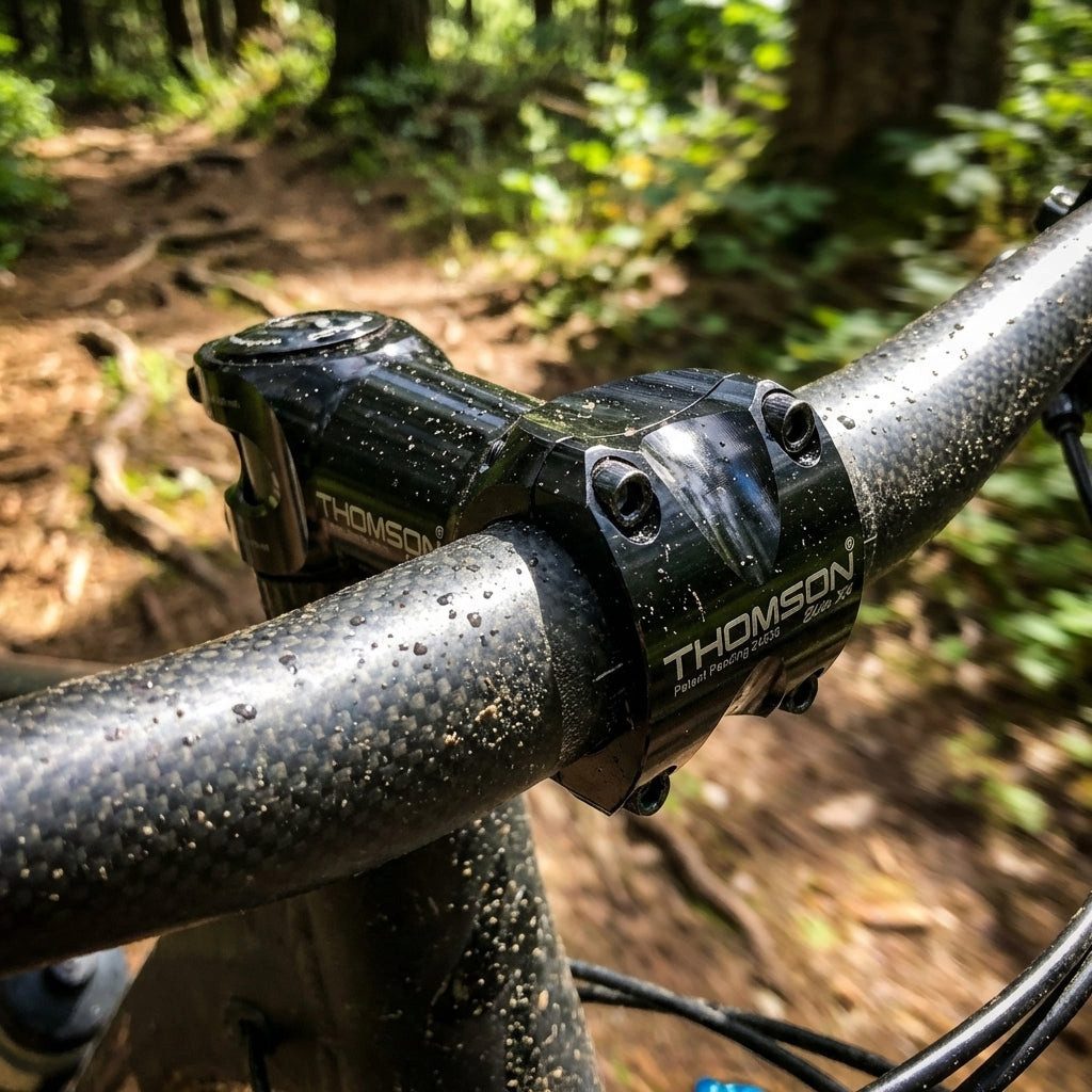 Thomson Fahrradlenker Thomson Vorbau Ahead Elite X4 schwarz 1 1/8" 0° 60mm 31,8mm Lenkerkl.