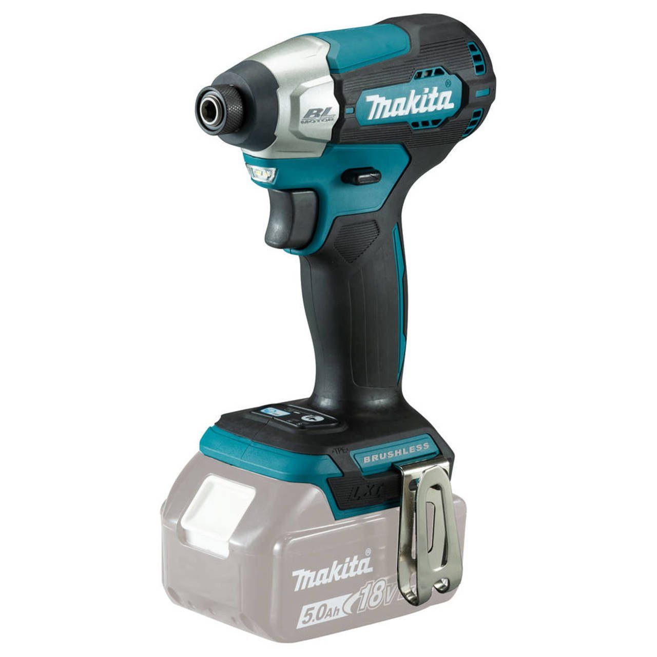 Makita Akku-Schlagschrauber DTD157Z, 3000 U/min, 140 Nm, (Solo, ohne Akku und Ladegerät), Brushless Motor, Assist Mode, LED Arbeitslicht