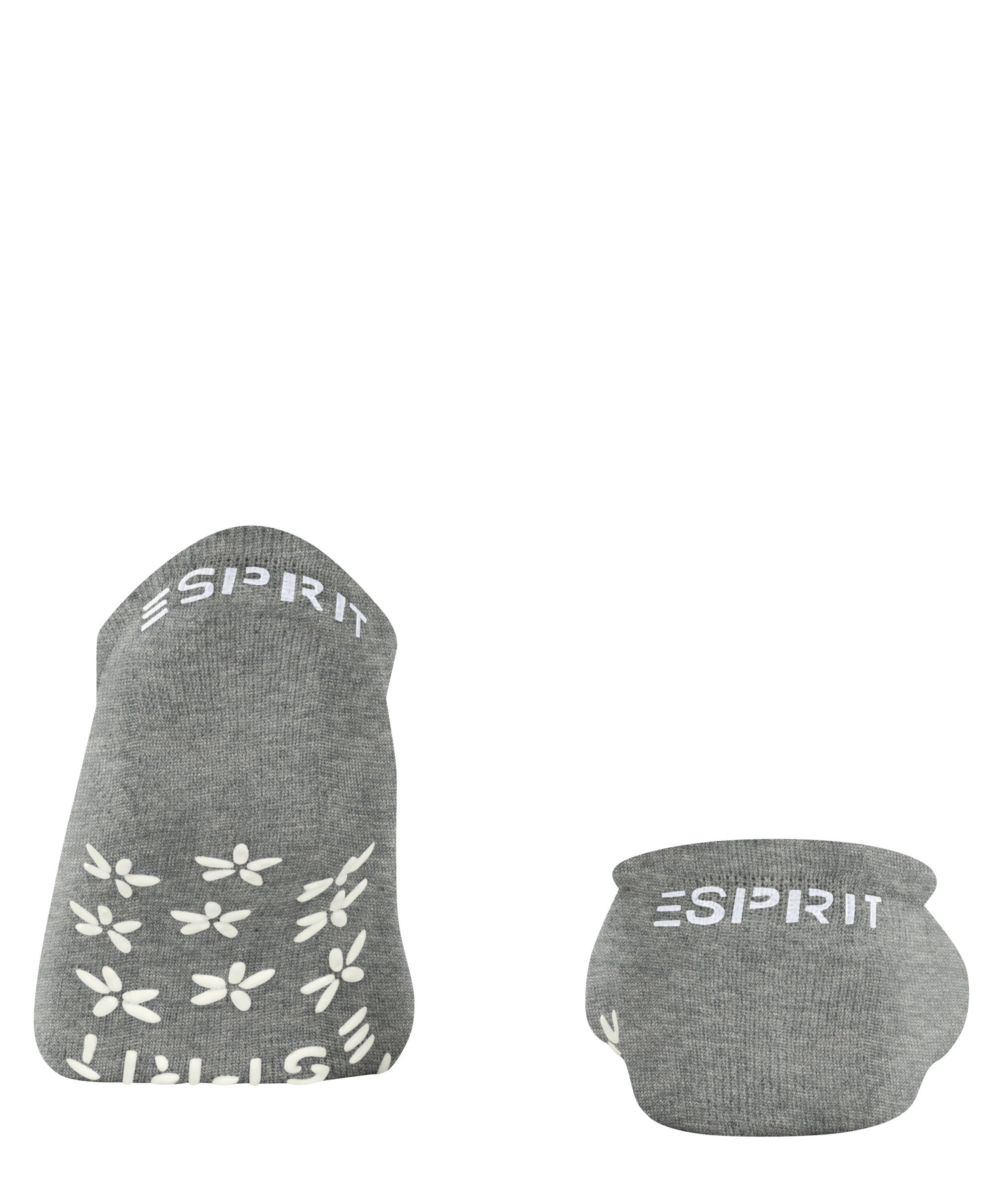 Esprit Sneakersocken Home (1-Paar) mit light Bio-Baumwolle (3400) grey