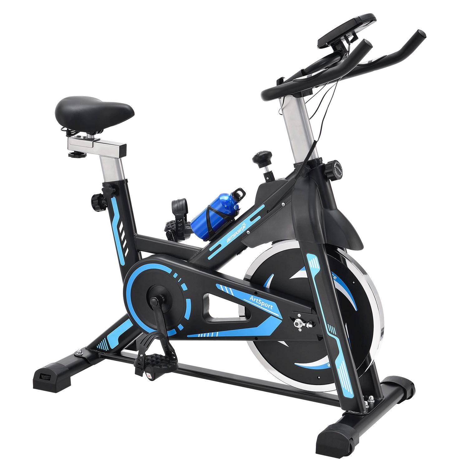 ArtSport Speedbike RapidPace, 10 kg Schwungmasse, Computer mit LCD-Display, Tablet-Halterung