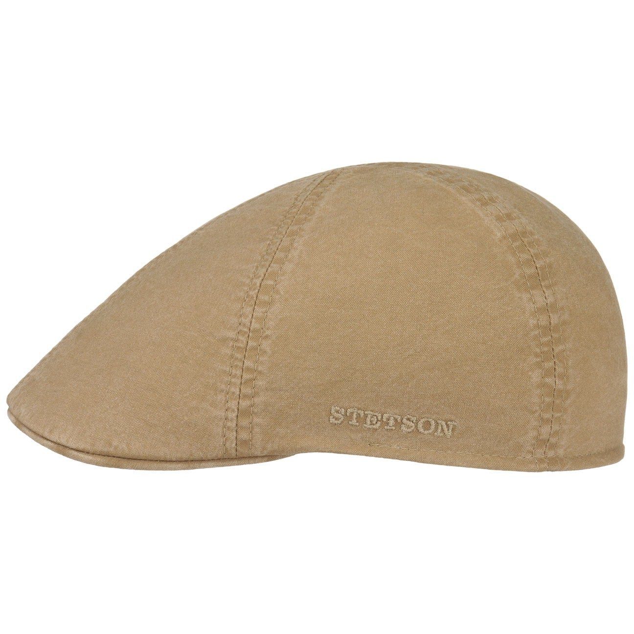 (1-St) mit Flatcap Stetson Schirm Cap Flat beige