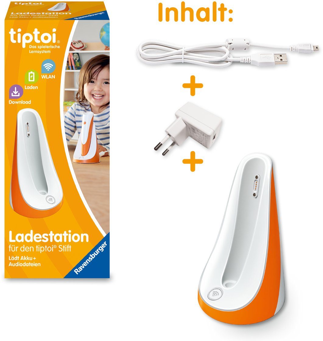 Ravensburger Spiel tiptoi® Ladestation für Stift, Made in Europe