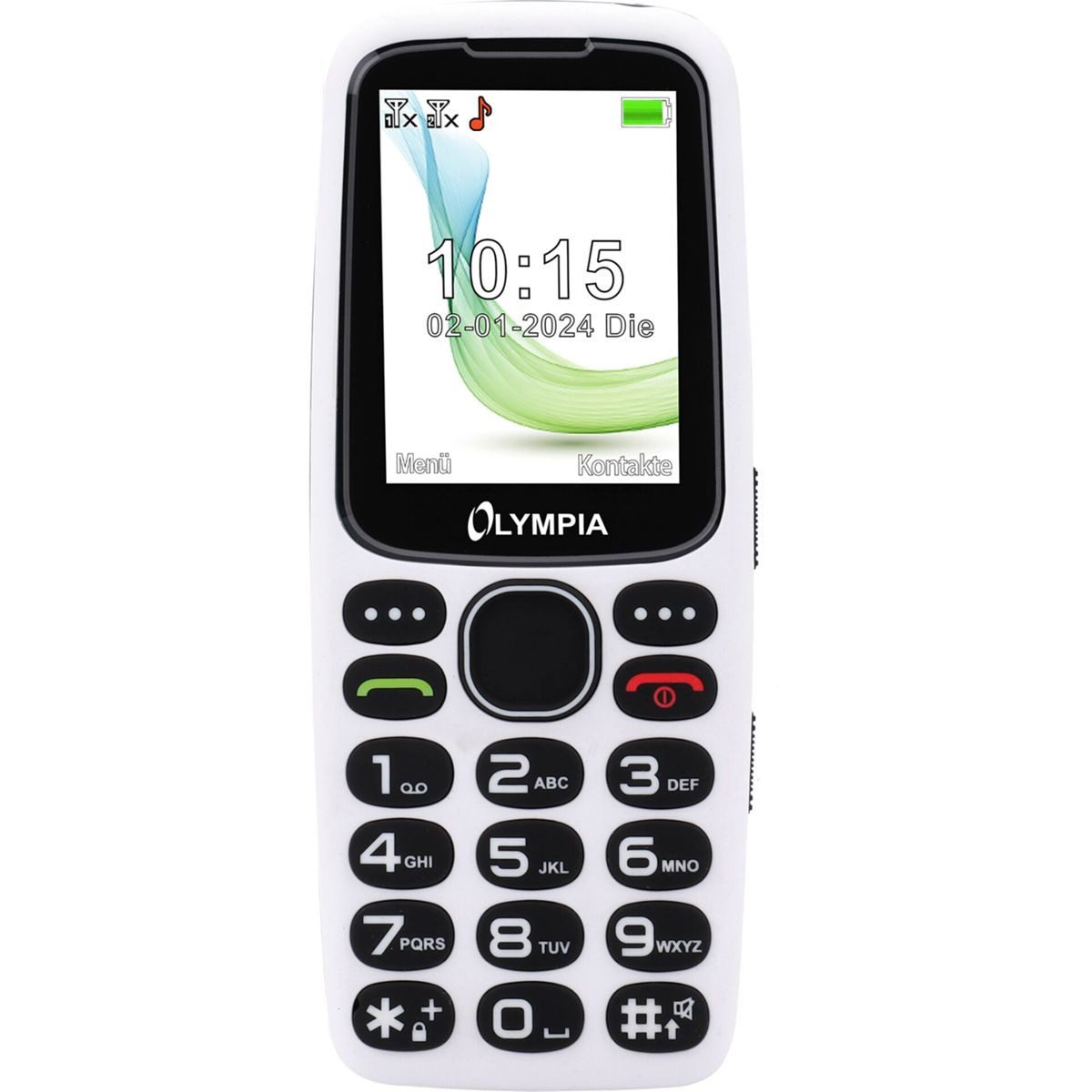Olympia Mobiltelefon VITUS 4G Bluetooth Seniorenhandy Große Tasten Klapphandy Rot