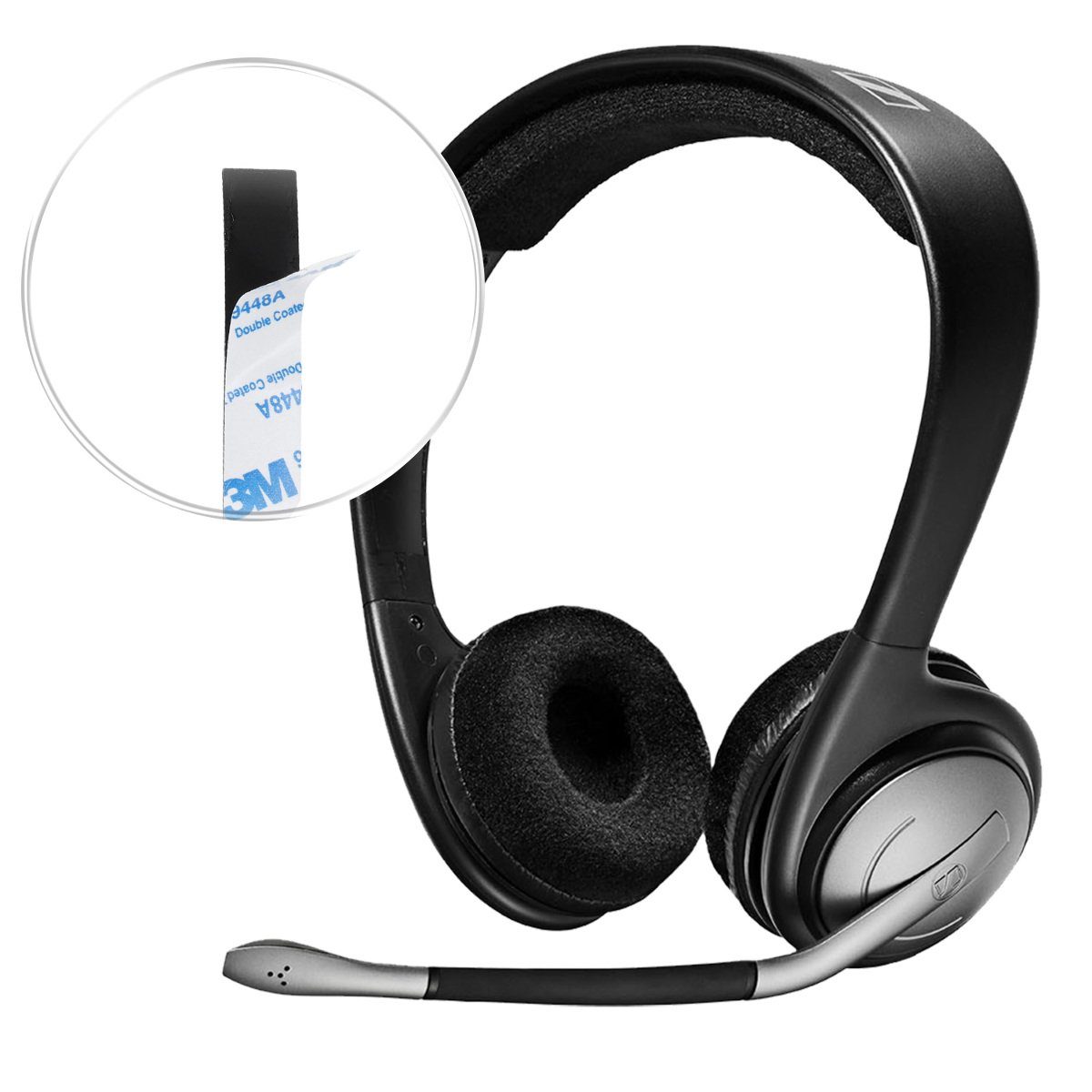 2x Headphones / II für / Kopfbügel HD25-1 Bügelpolster HD25 für HD250BT, Overear kwmobile Polster Sennheiser Bügelpolster Kunstleder