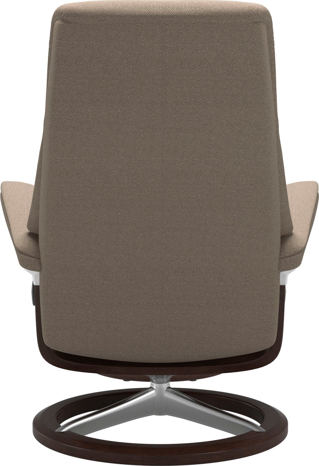 L,Gestell Braun mit (Set, Relaxsessel Größe View mit Base, Relaxsessel Stressless® Signature Hocker),