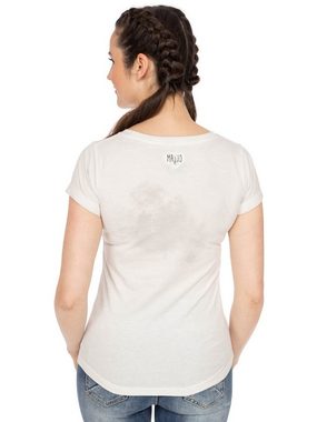 MarJo Trachtenshirt T-Shirt MARION nebelgrau taupe