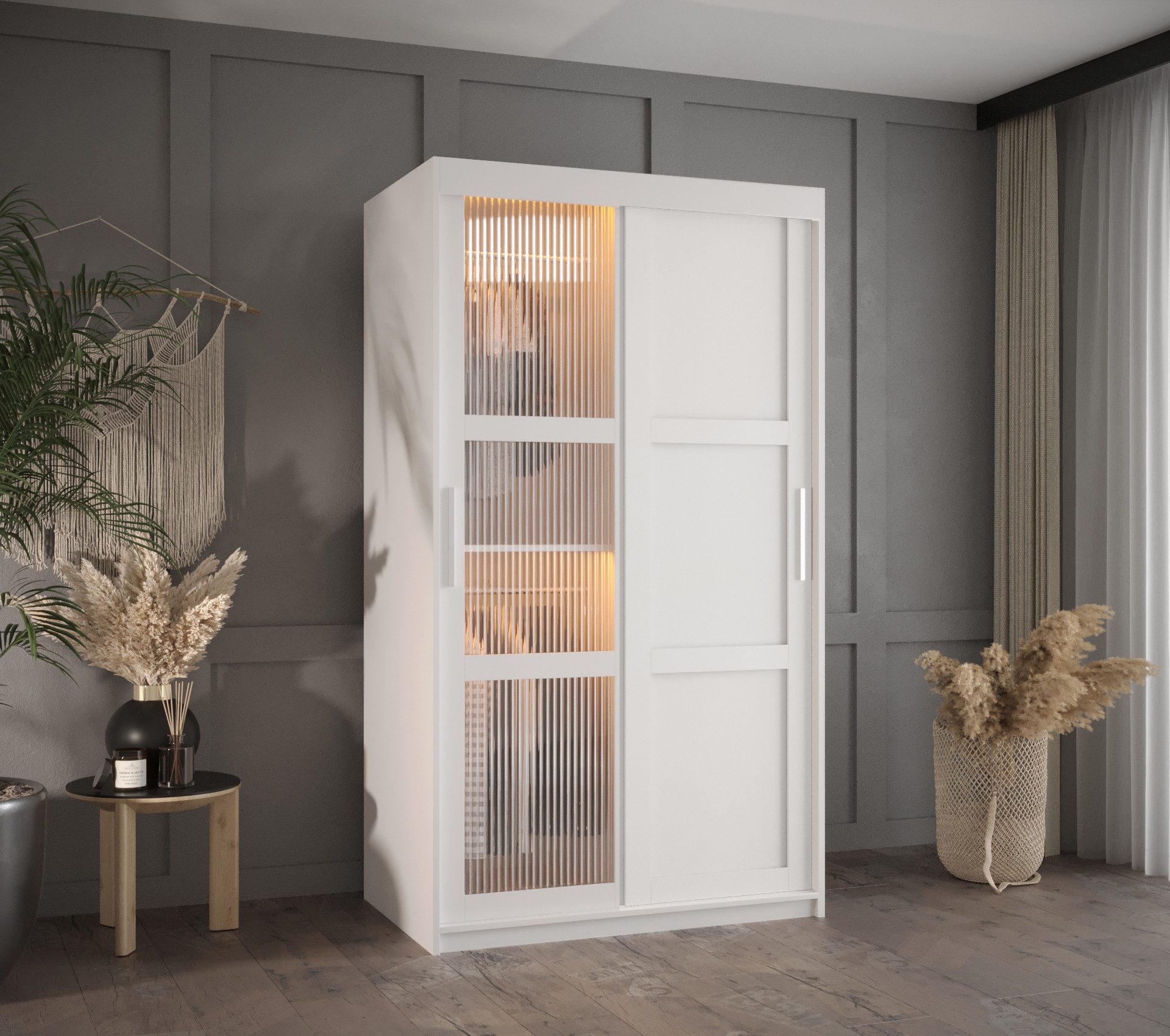 ABIKS MÖBEL Schwebetürenschrank FLUTES 3 Schlafzimmerschrank günstig online kaufen