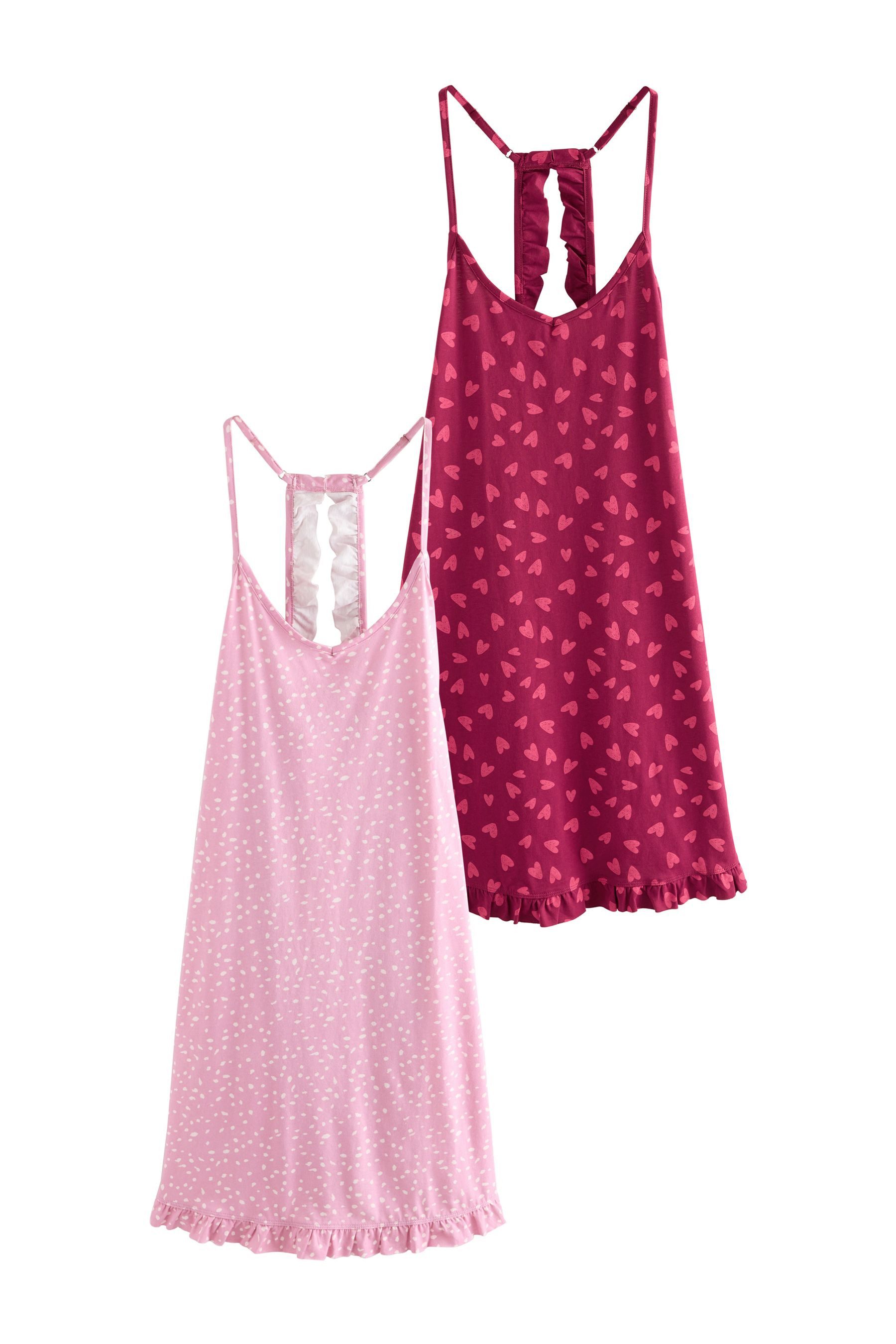 Next Nachthemd Dünne Nachthemden, 2er-Pack (2-tlg)