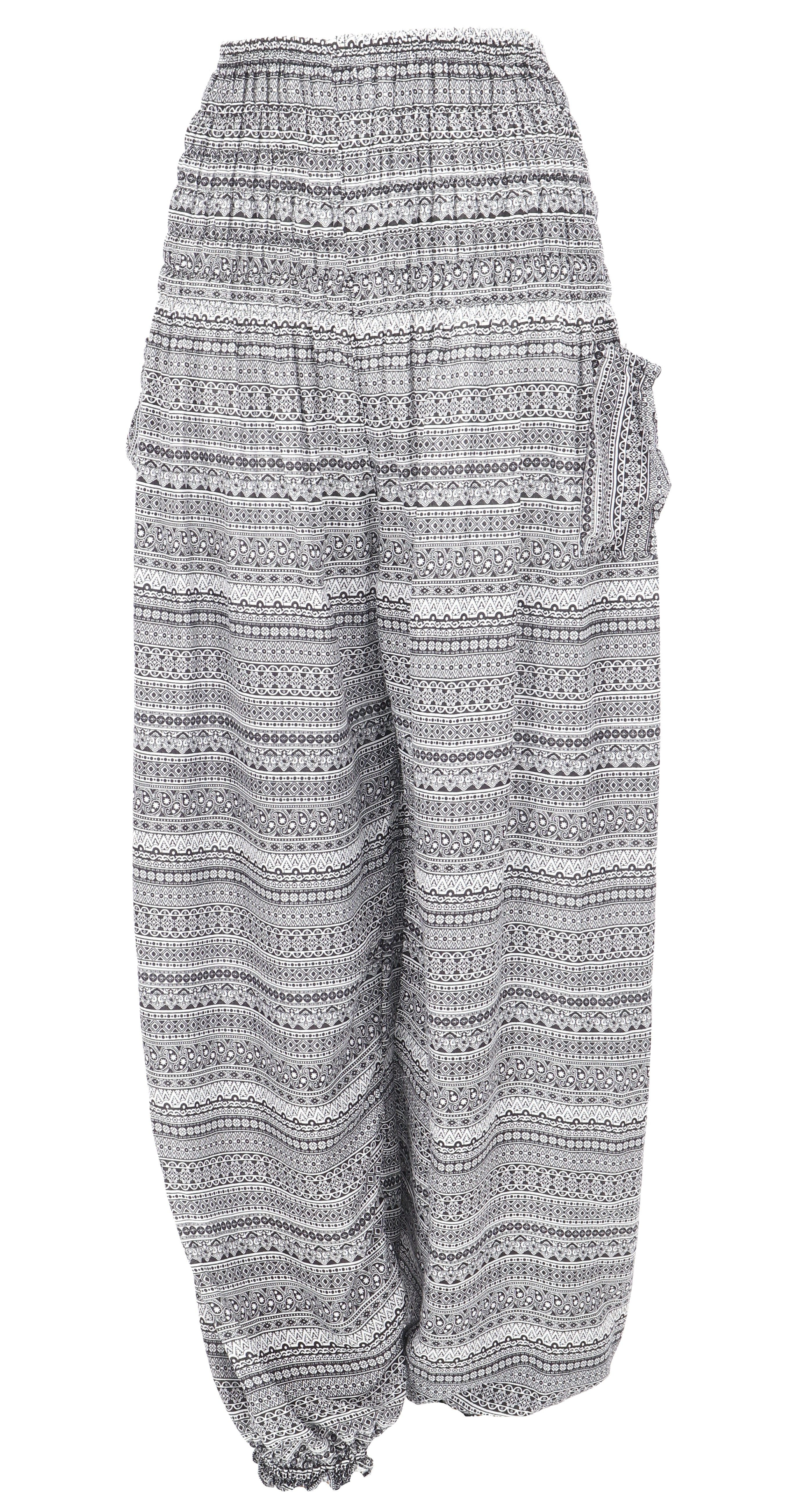 Guru-Shop Relaxhose Luftige Pluderhose, Sommerhose, Yogahose günstig online kaufen