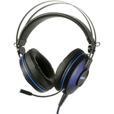 KONIX »7.1 Gaming Headset« Kopfhörer (Lautstärkeregelung, Mikrofon-Stummschaltung)