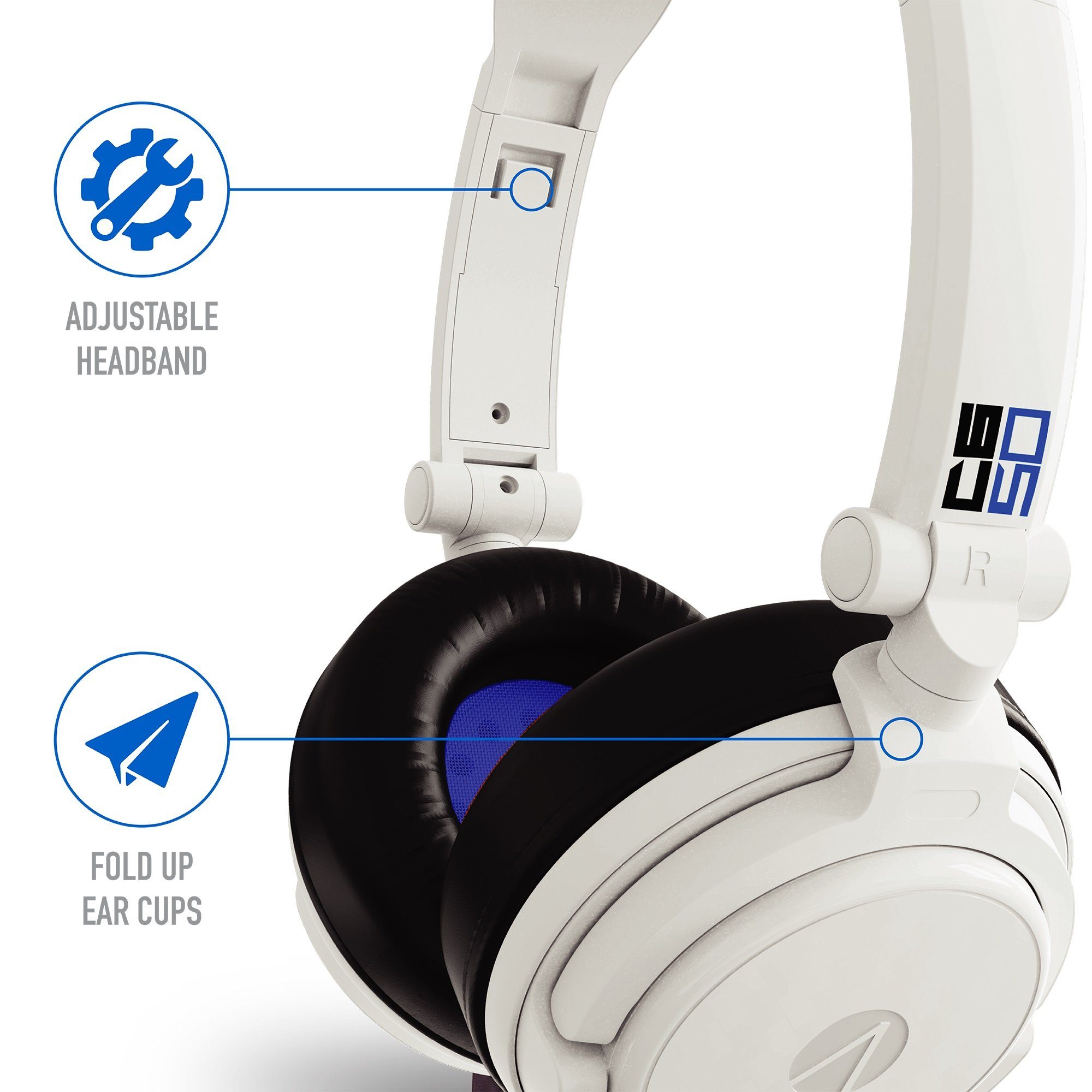 Stealth Multiformat Headset Stereo-Headset C6-50 Stereo weiß Verpackung) Gaming (Plastikfreie