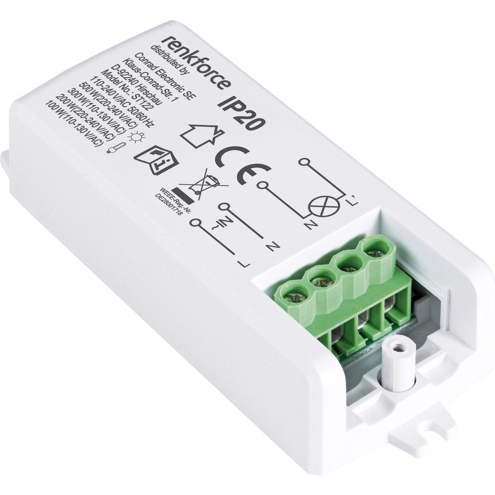 Renkforce Steckdose Renkforce 1289332 Nahfeldschalter berührungslos IP20 Schwarz