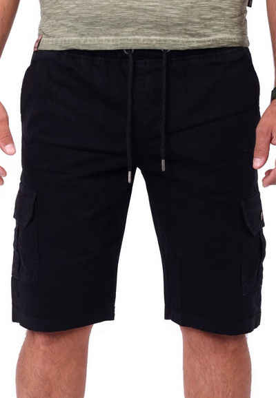 Reslad Cargoshorts Reslad Cargoshorts Herren Kurz Chinohose Freizeithose Chino Cargo-Hose (1-tlg) bequeme Cargo Shorts Herren Hose kurze Hose mit Seitentaschen