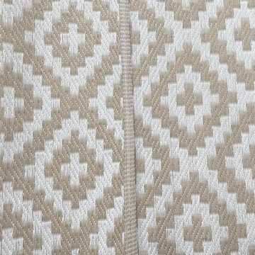 Outdoorteppich Schmutzabweisender Outdoor-Teppich in Ethno-Design in beige, Carpetia, rechteckig